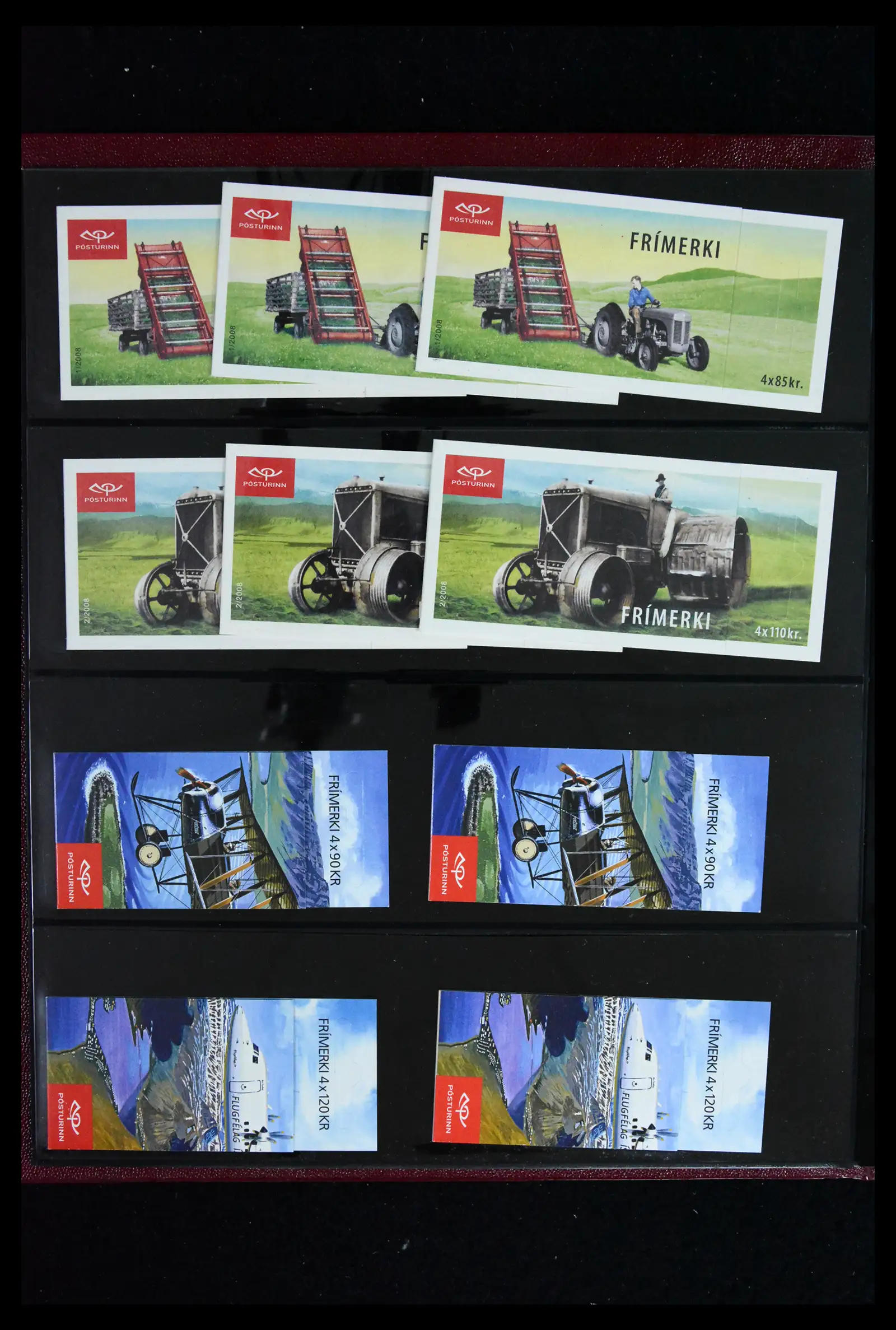 41919 0028 - Stamp collection 41919 Iceland stamp booklets 1987-2015.