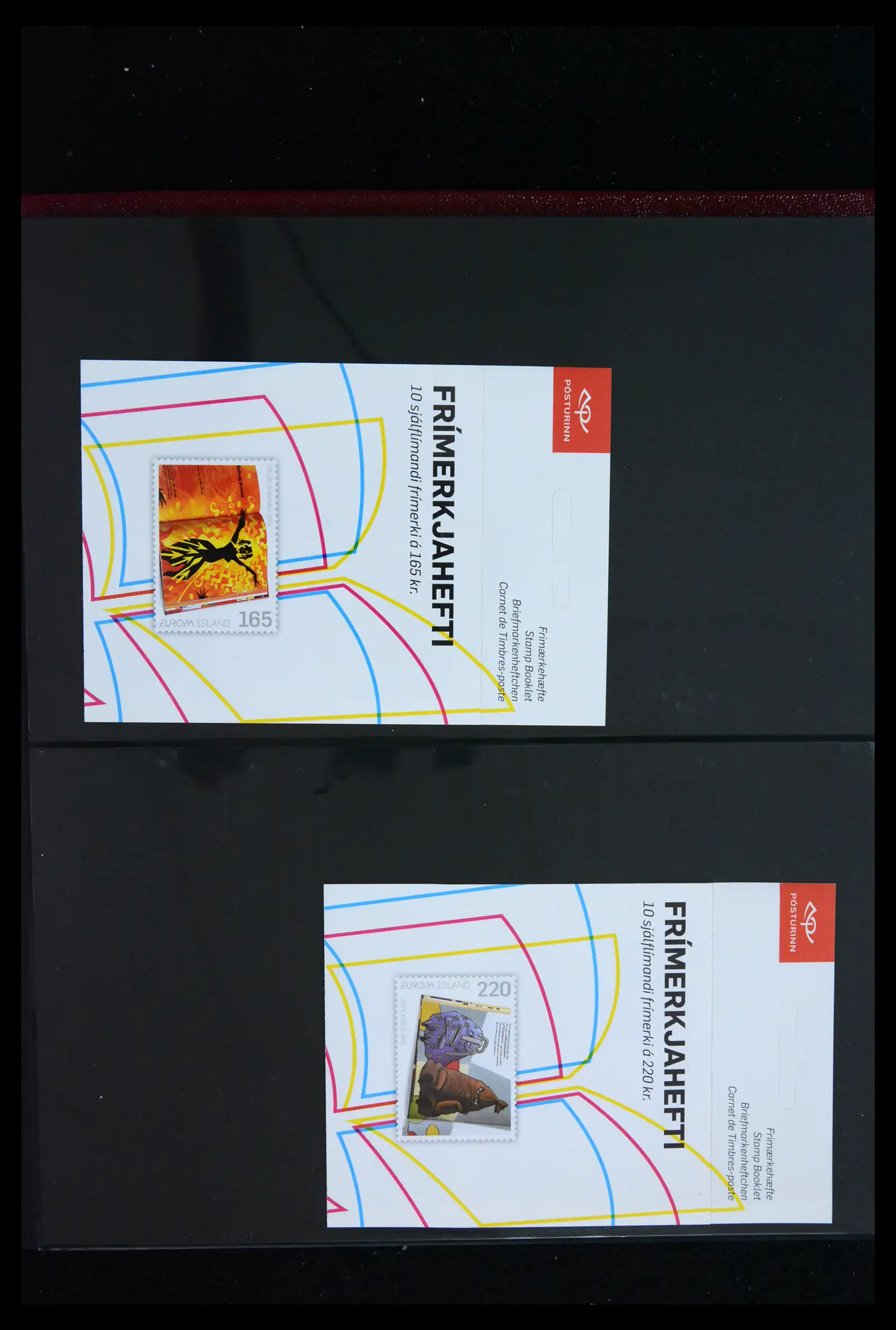 41919 0031 - Stamp collection 41919 Iceland stamp booklets 1987-2015.