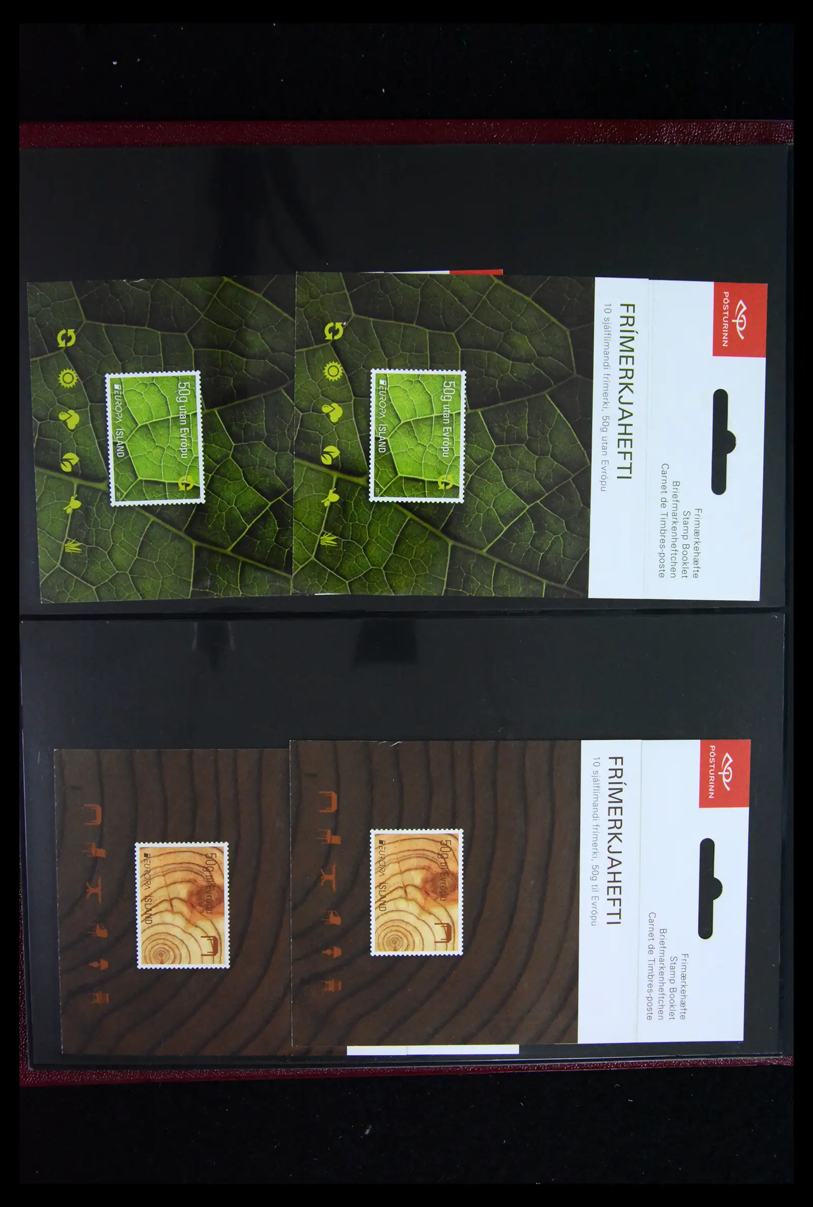 41919 0032 - Stamp collection 41919 Iceland stamp booklets 1987-2015.