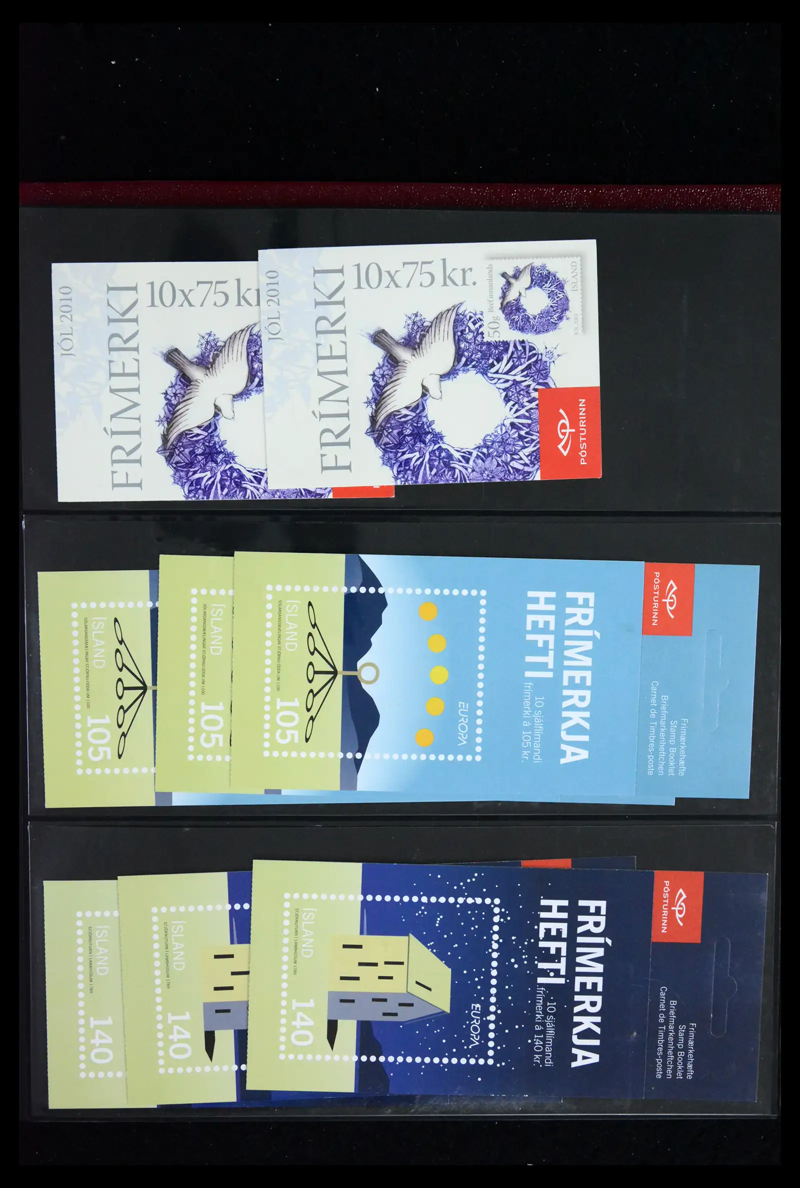 41919 0033 - Stamp collection 41919 Iceland stamp booklets 1987-2015.
