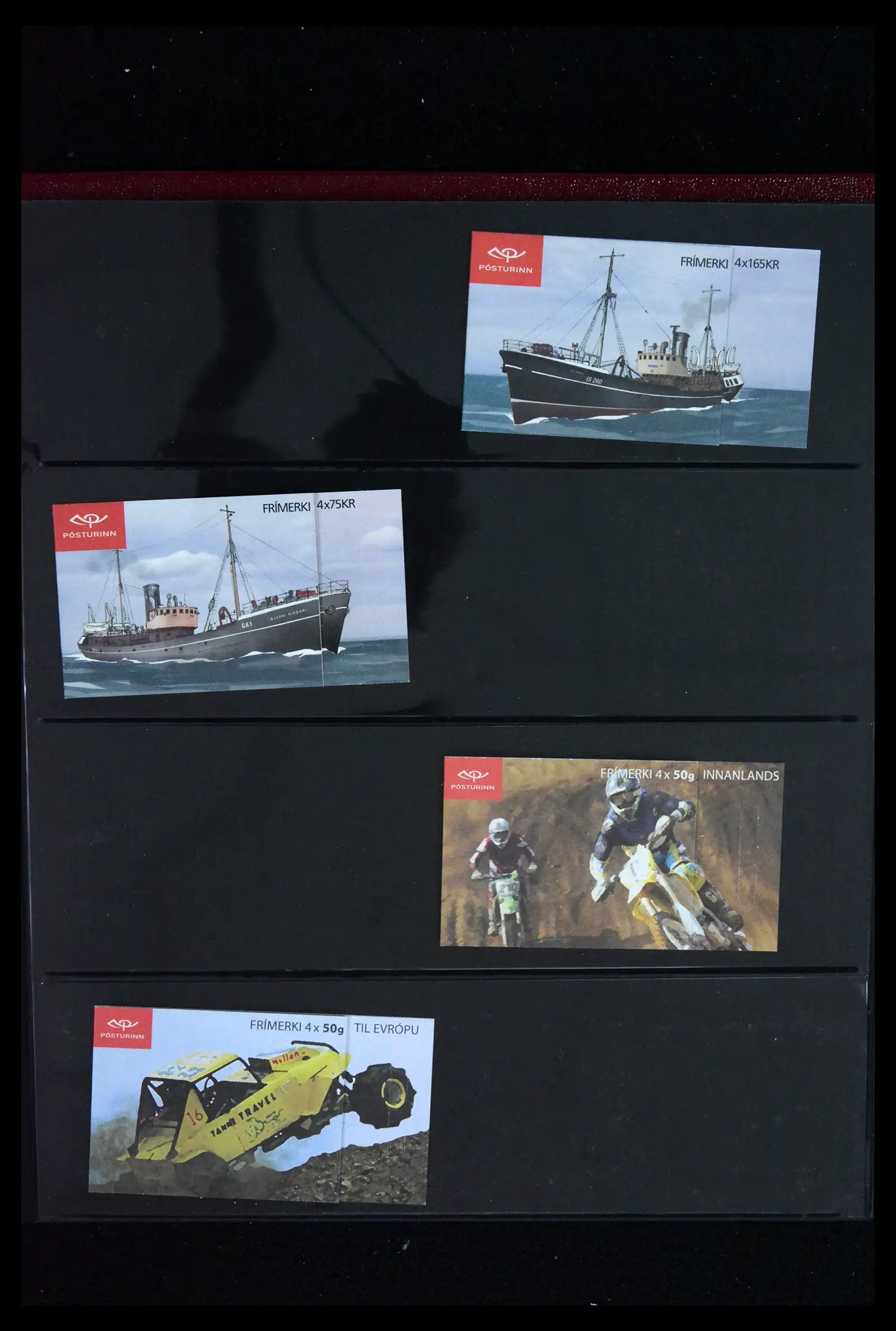 41919 0035 - Stamp collection 41919 Iceland stamp booklets 1987-2015.
