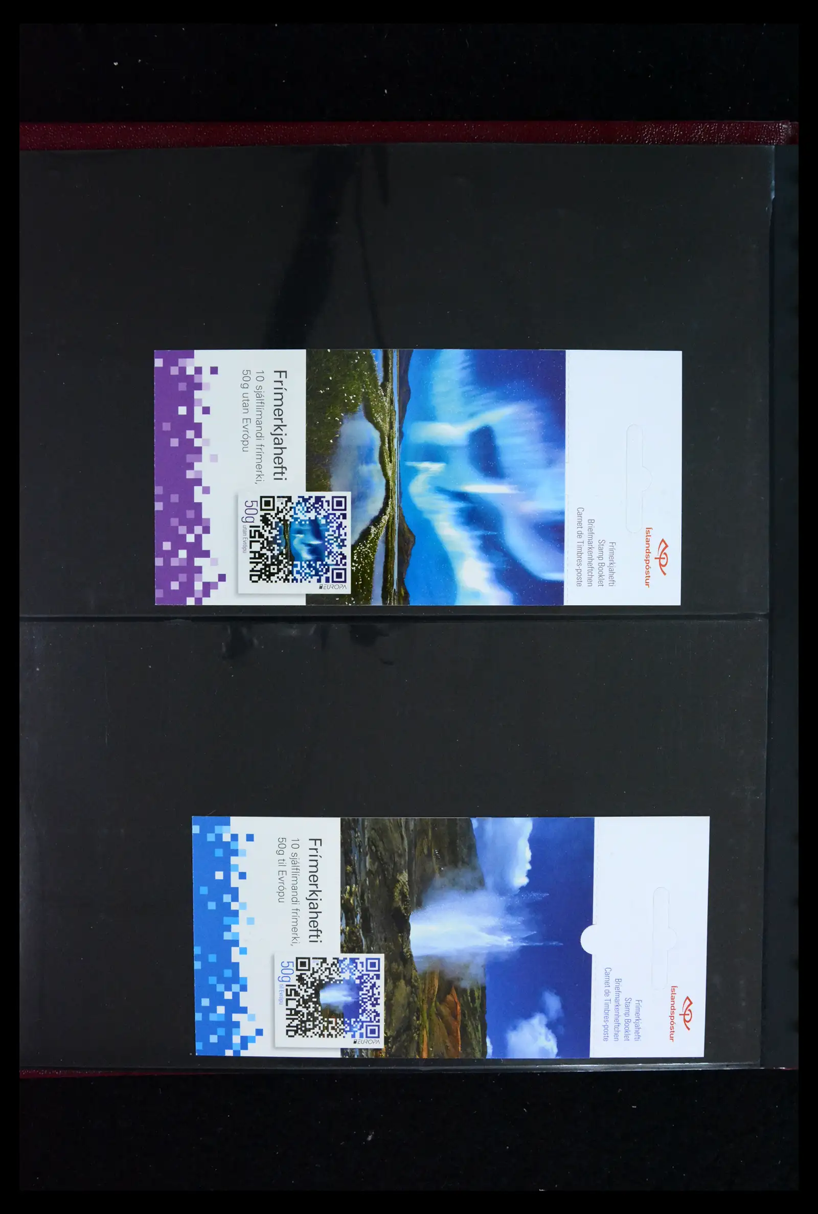 41919 0040 - Stamp collection 41919 Iceland stamp booklets 1987-2015.