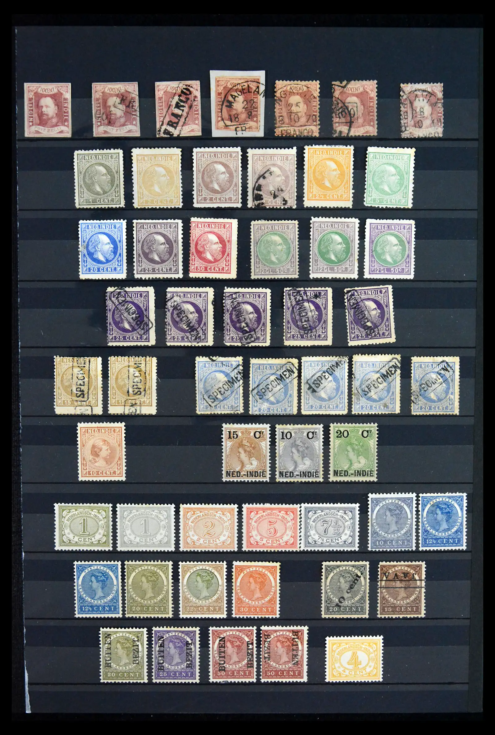 41923 0001 - Stamp collection 41923 Dutch Colonies better issues 1864-1941. 41923 0001 - Stamp collection 41923 Dutch Colonies better issues 1864-1941.