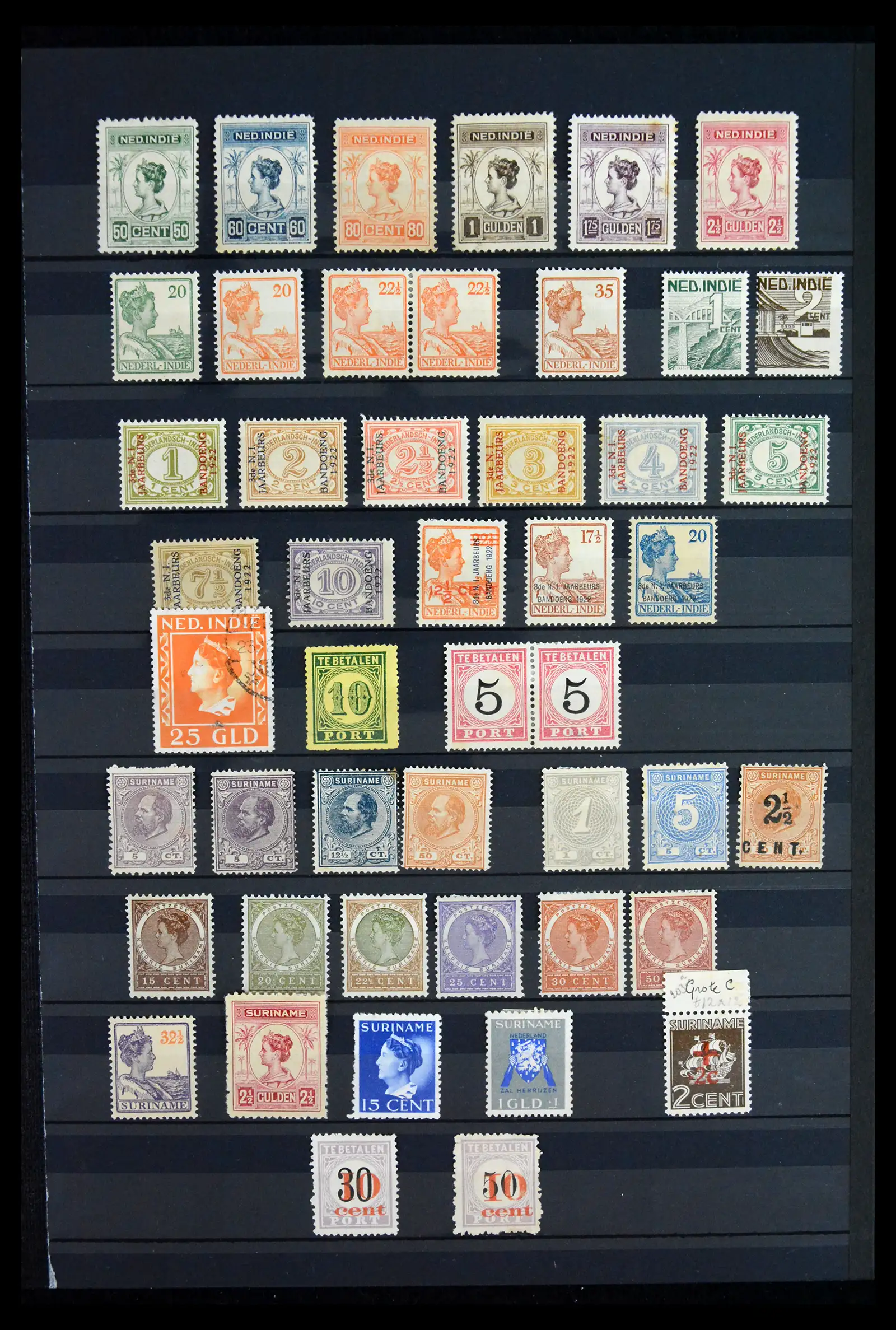 41923 0002 - Stamp collection 41923 Dutch Colonies better issues 1864-1941. 41923 0002 - Stamp collection 41923 Dutch Colonies better issues 1864-1941.