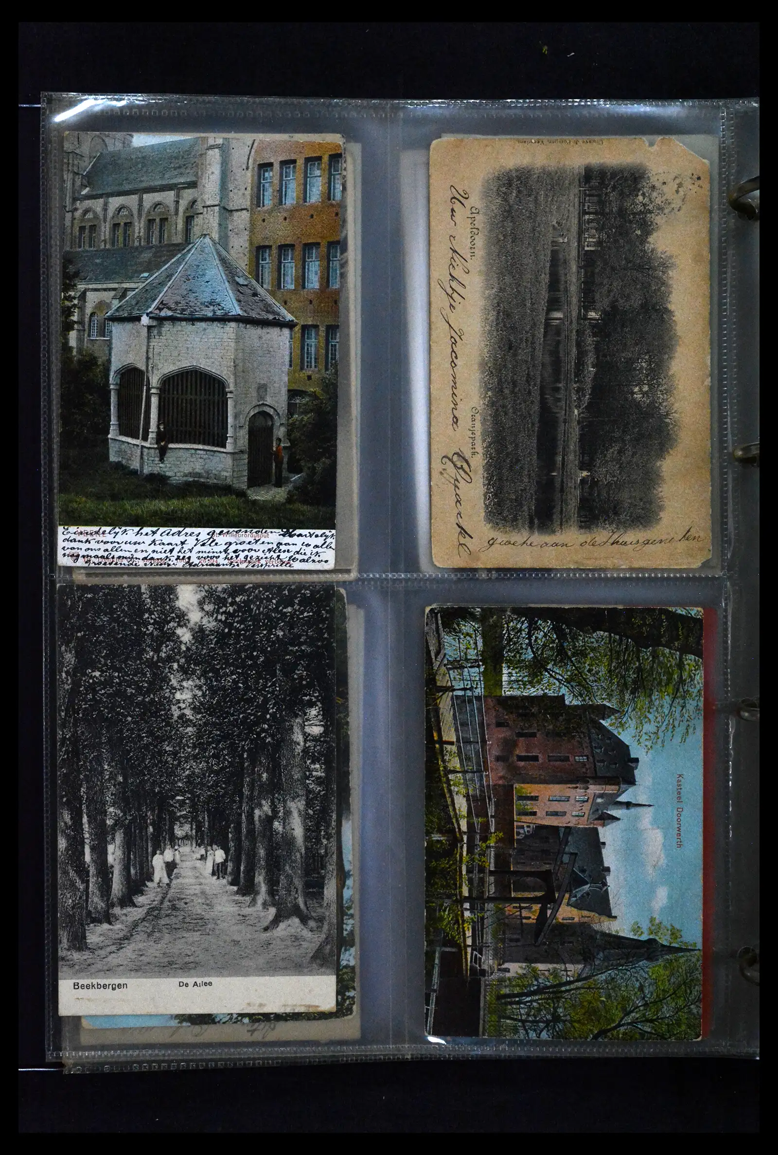 41926 0010 - Postzegelverzameling 41926 Nederland grootrondstempels.