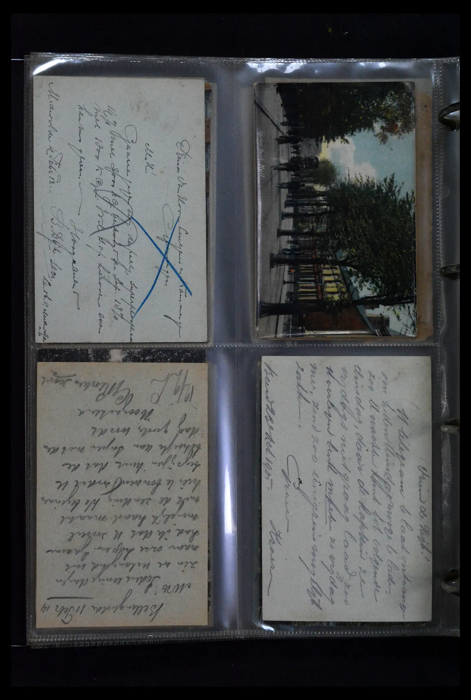 41926 0012 - Postzegelverzameling 41926 Nederland grootrondstempels.