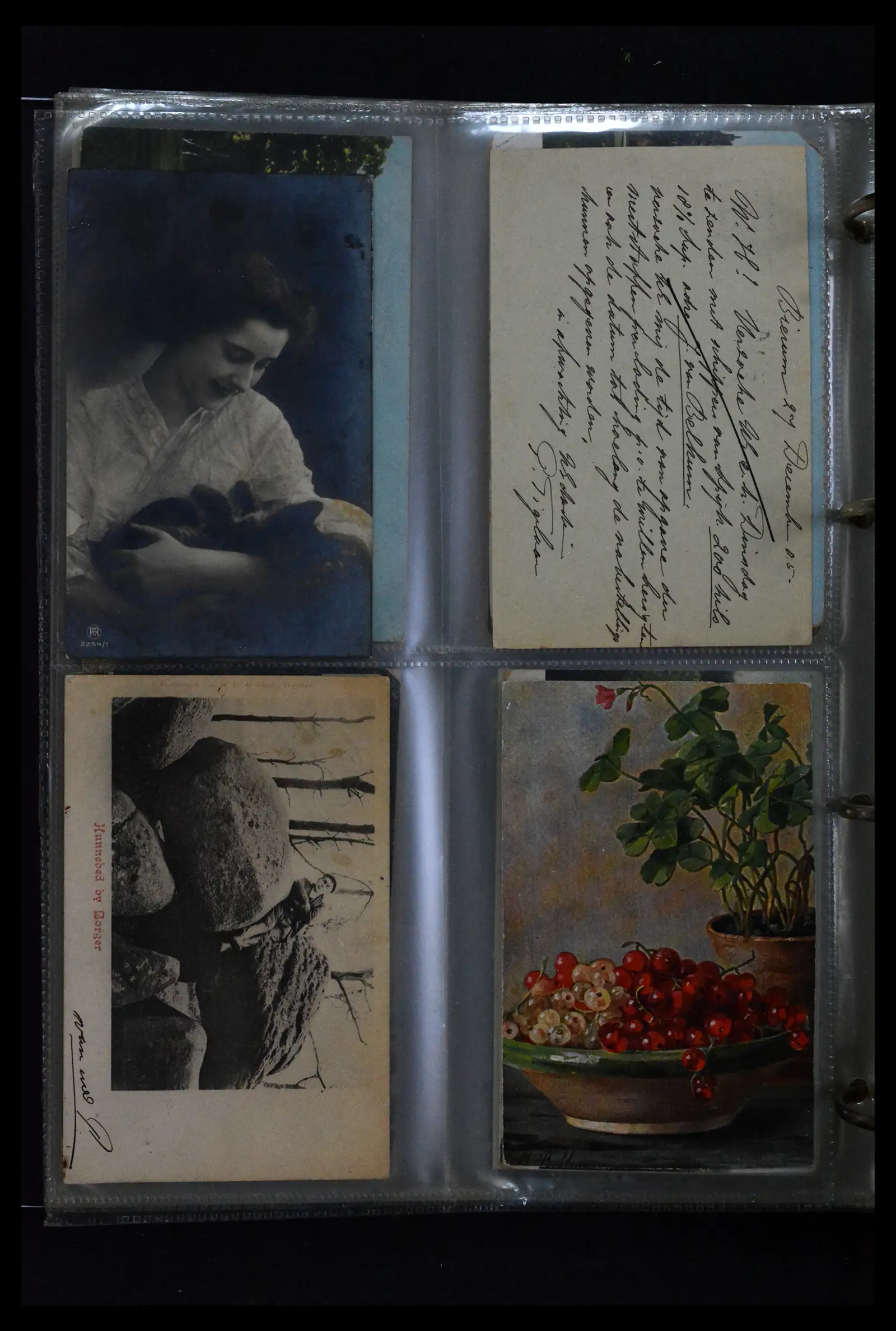 41926 0018 - Postzegelverzameling 41926 Nederland grootrondstempels.