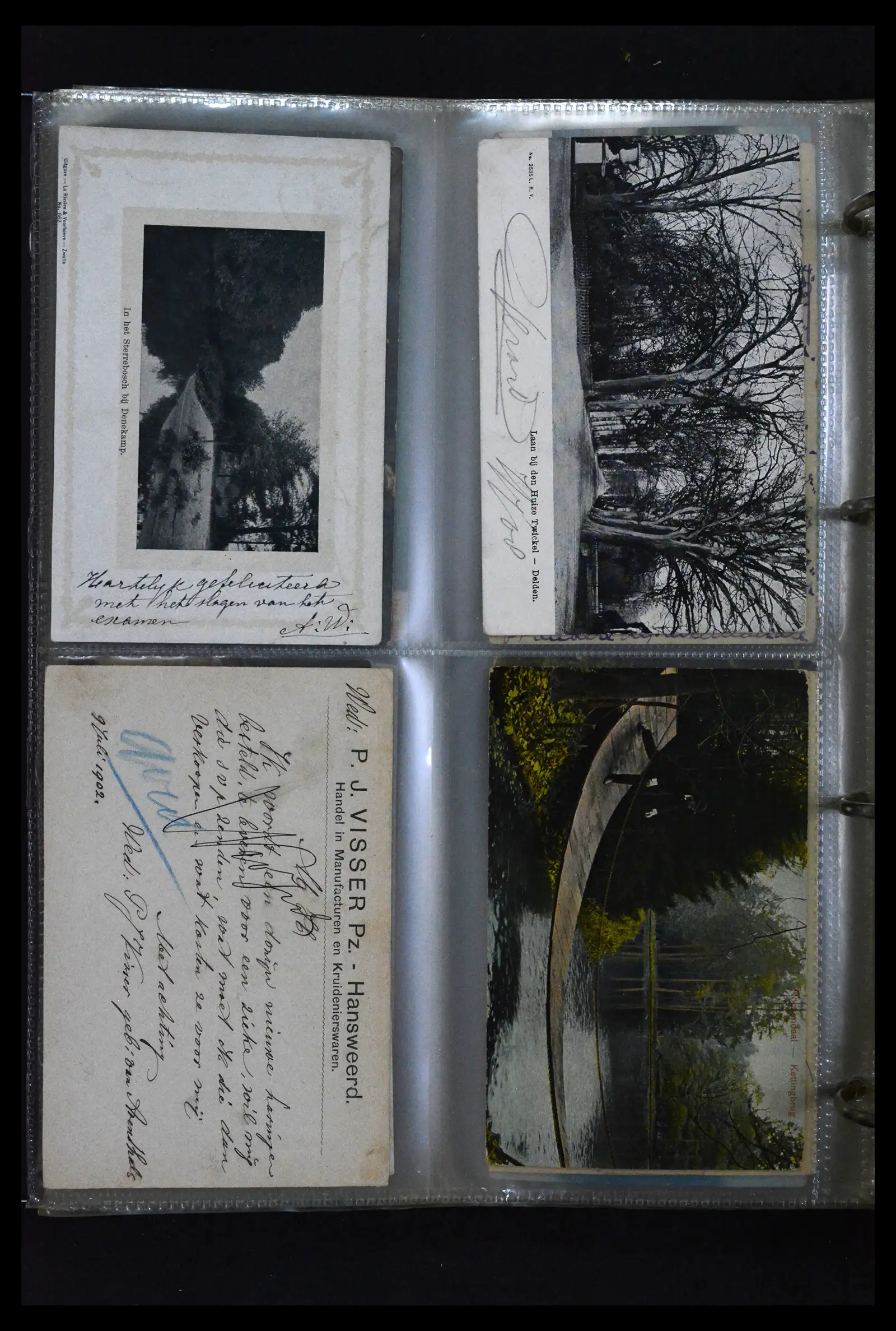 41926 0026 - Postzegelverzameling 41926 Nederland grootrondstempels.