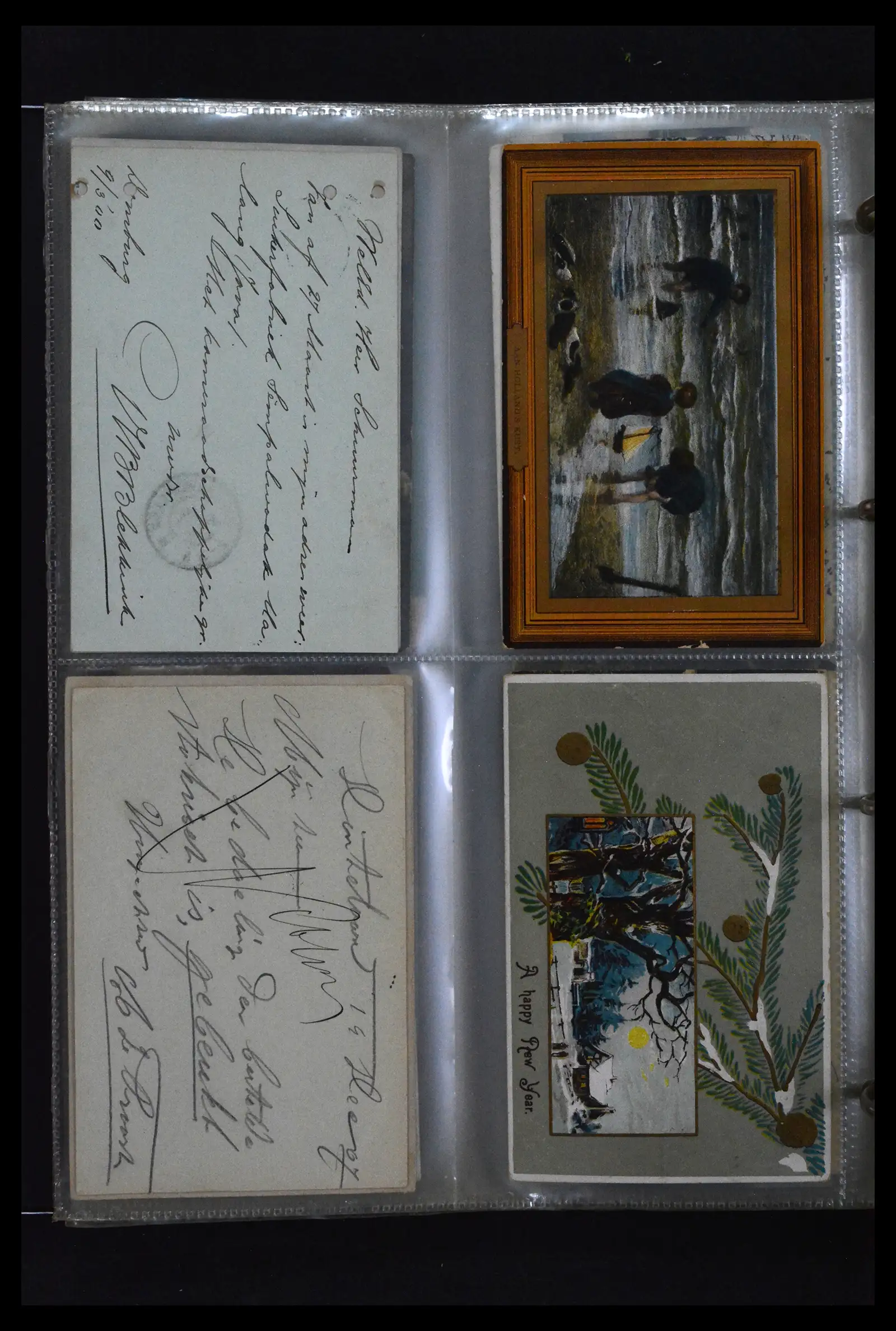41926 0028 - Postzegelverzameling 41926 Nederland grootrondstempels.