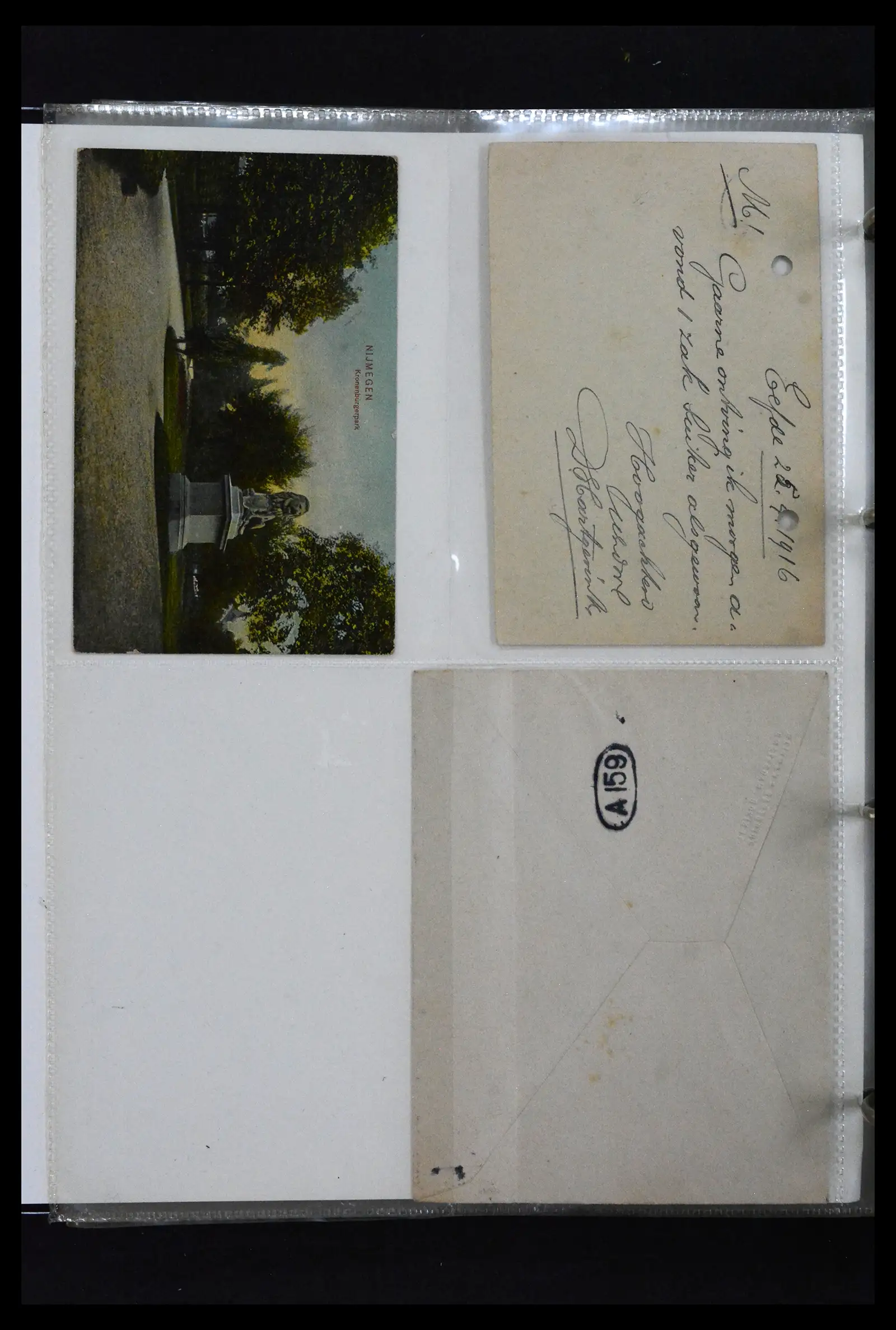 41926 0030 - Postzegelverzameling 41926 Nederland grootrondstempels.