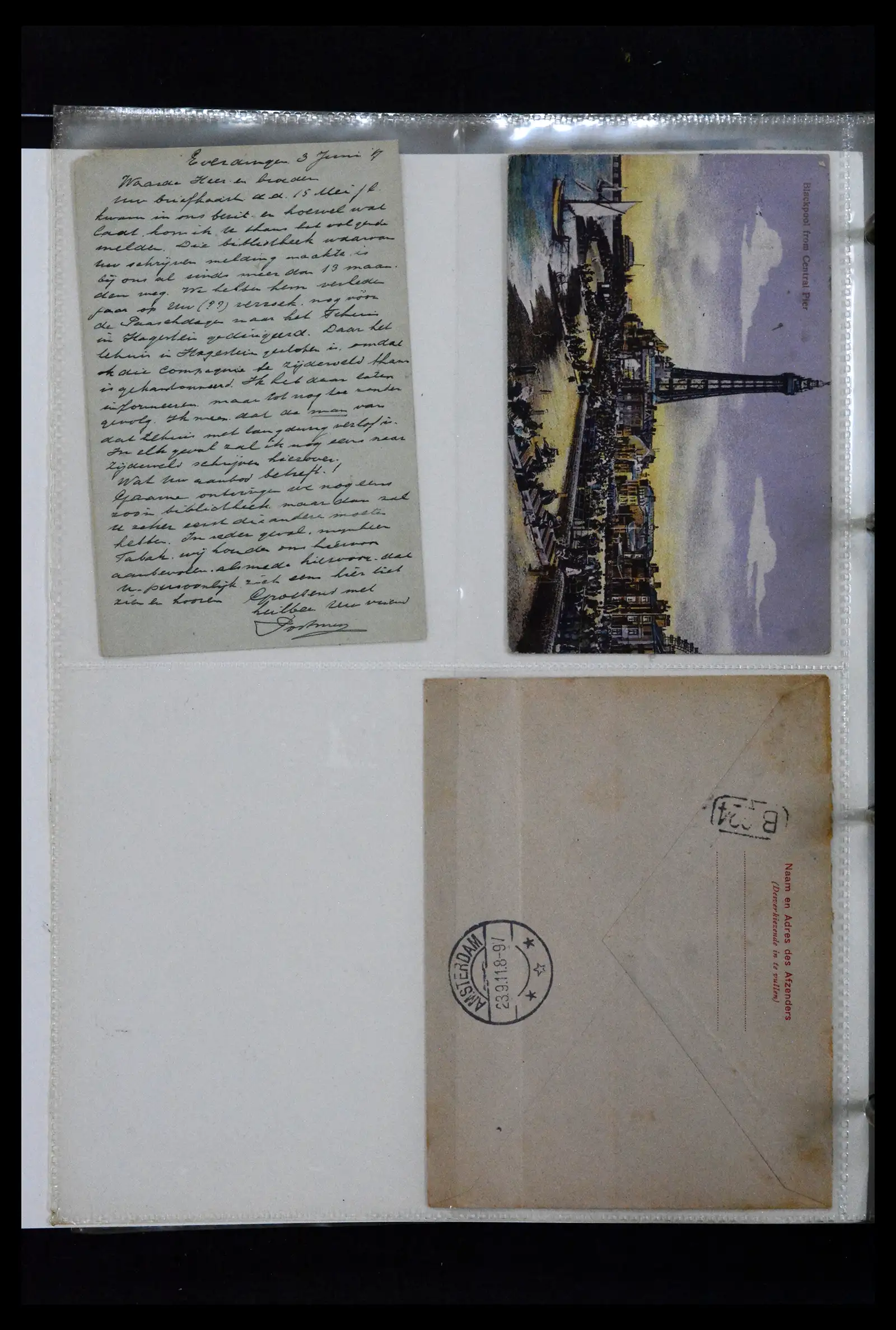 41926 0032 - Postzegelverzameling 41926 Nederland grootrondstempels.