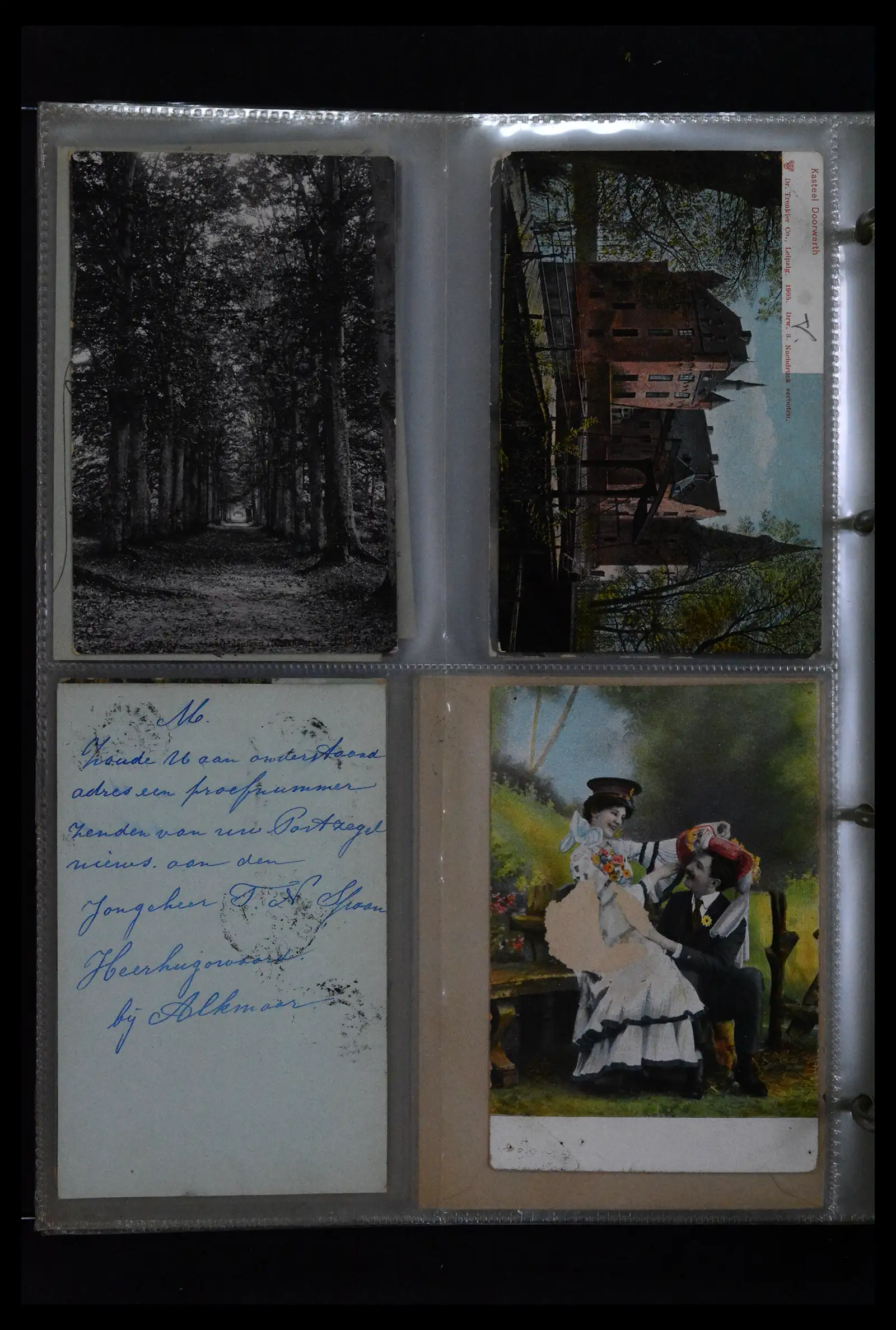 41926 0038 - Postzegelverzameling 41926 Nederland grootrondstempels.