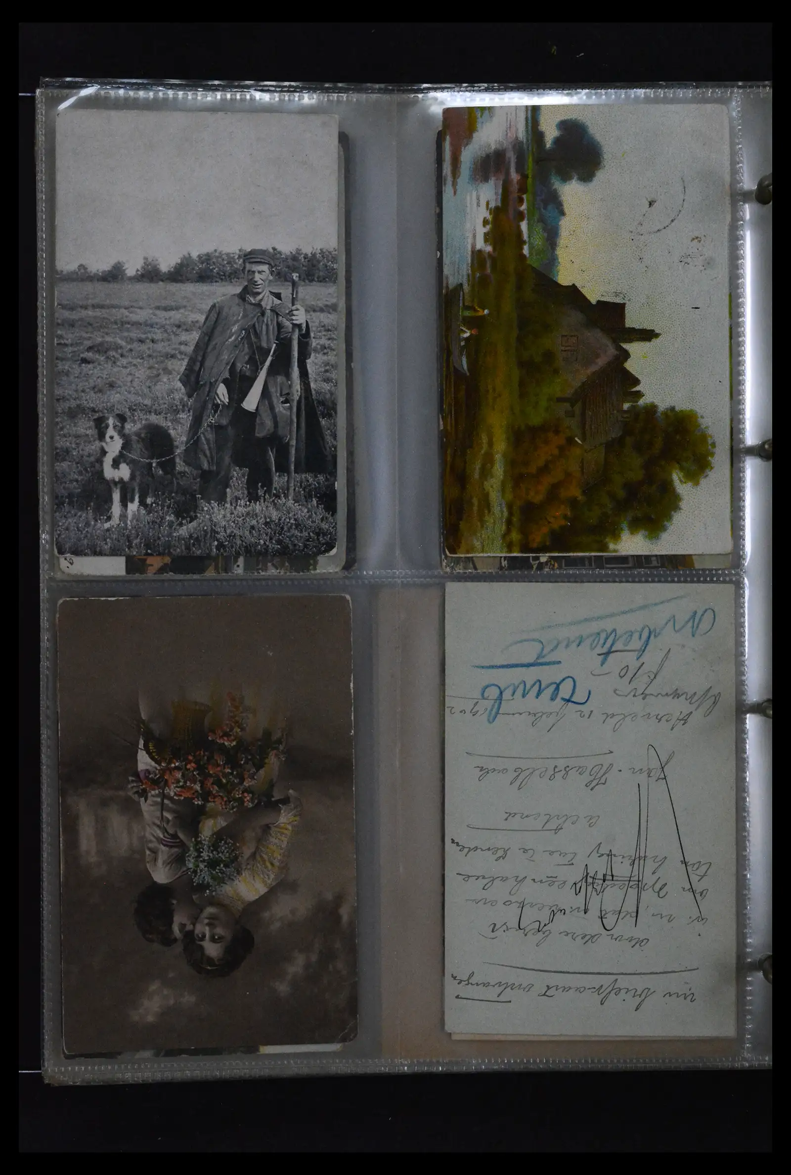 41926 0042 - Postzegelverzameling 41926 Nederland grootrondstempels.