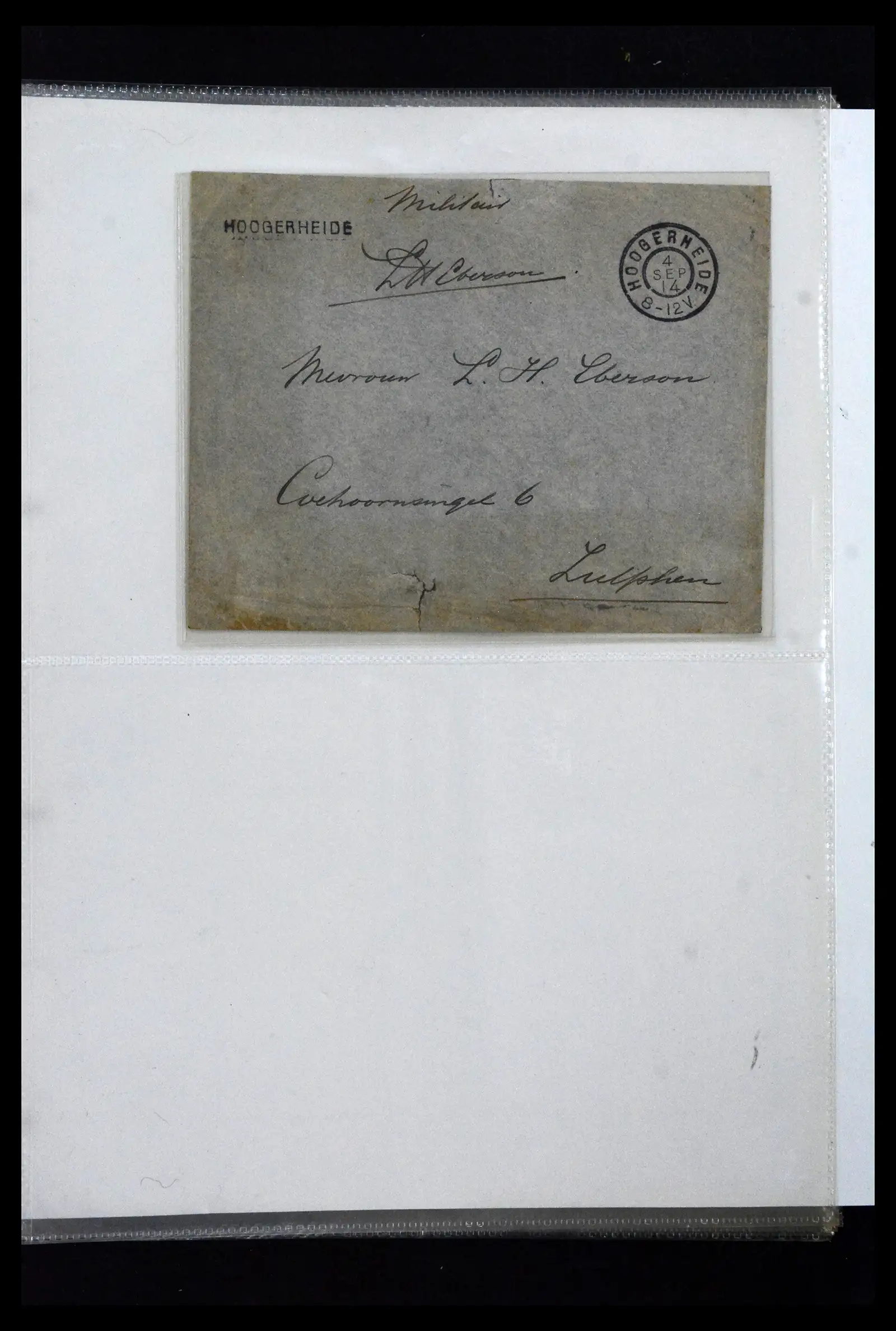 41926 0043 - Postzegelverzameling 41926 Nederland grootrondstempels.