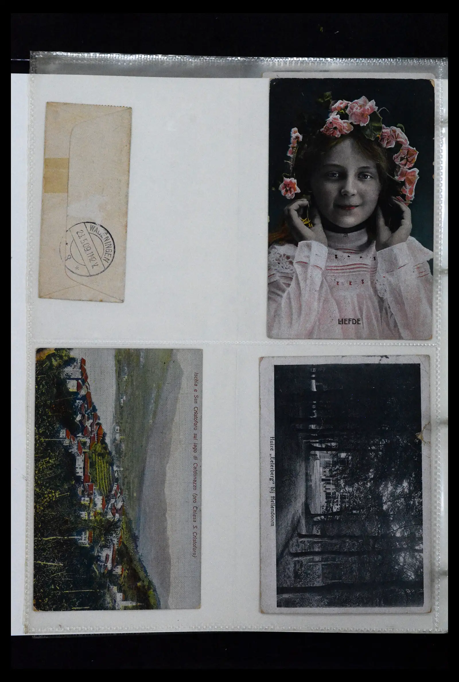 41926 0050 - Postzegelverzameling 41926 Nederland grootrondstempels.