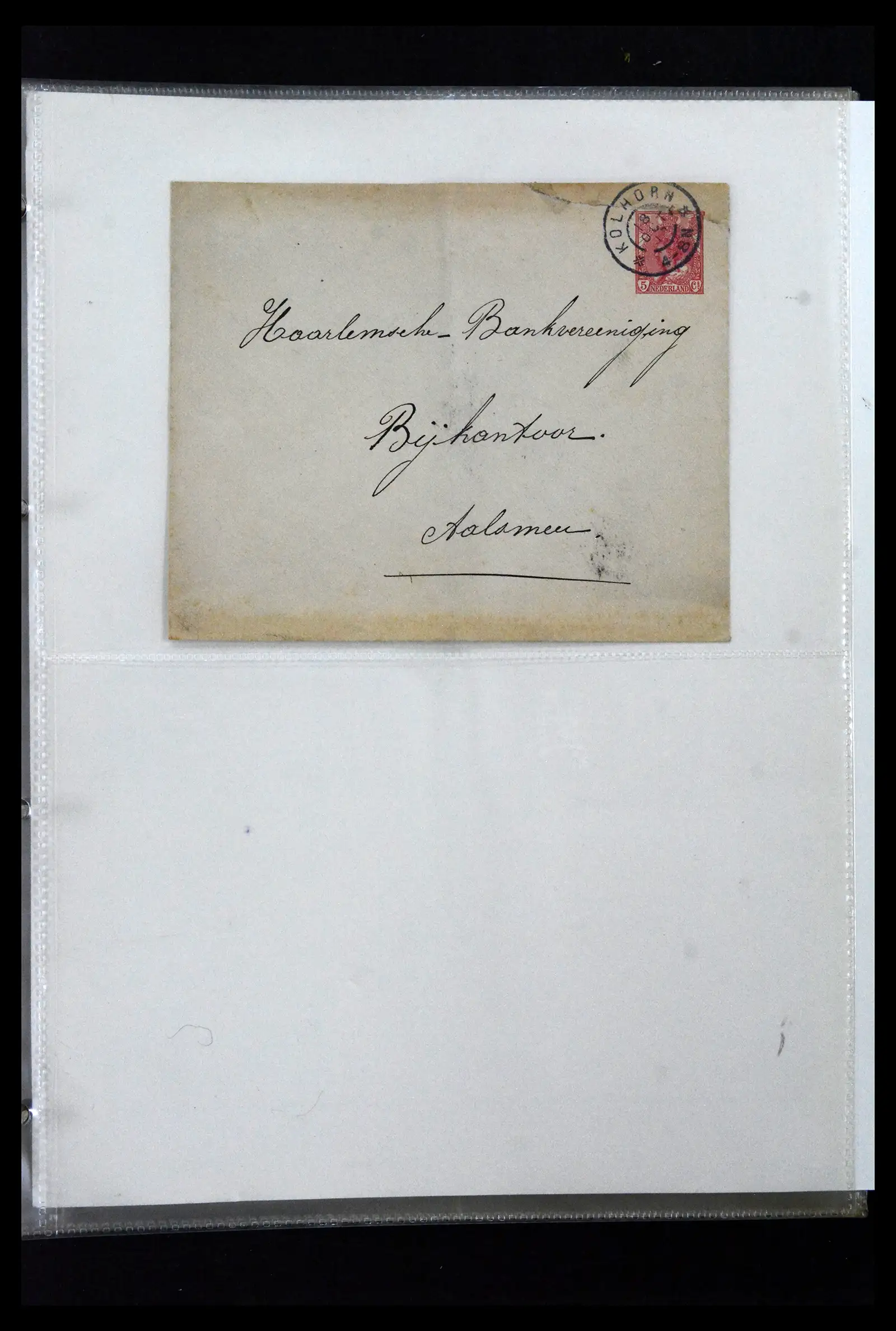 41926 0055 - Postzegelverzameling 41926 Nederland grootrondstempels.