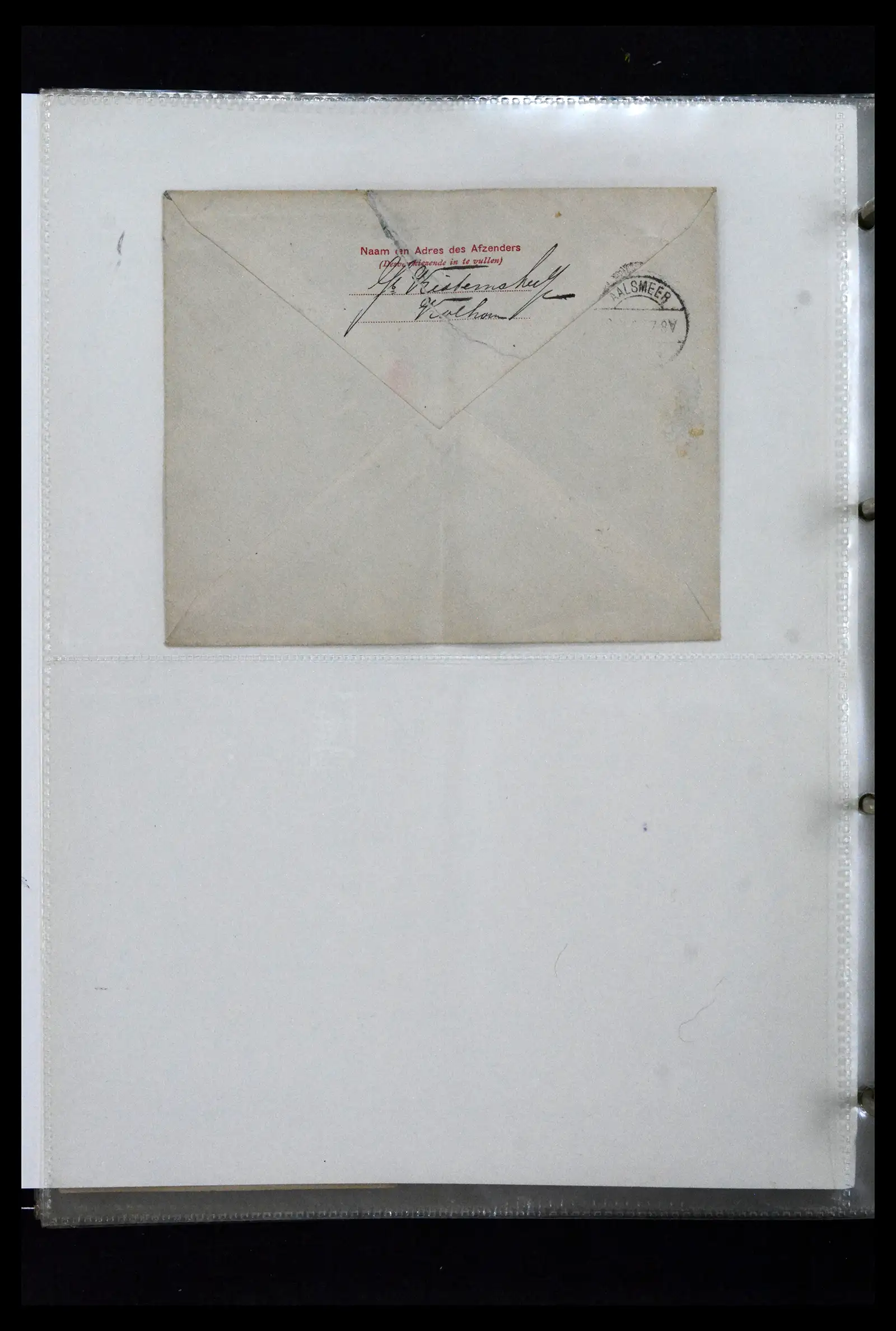 41926 0056 - Postzegelverzameling 41926 Nederland grootrondstempels.