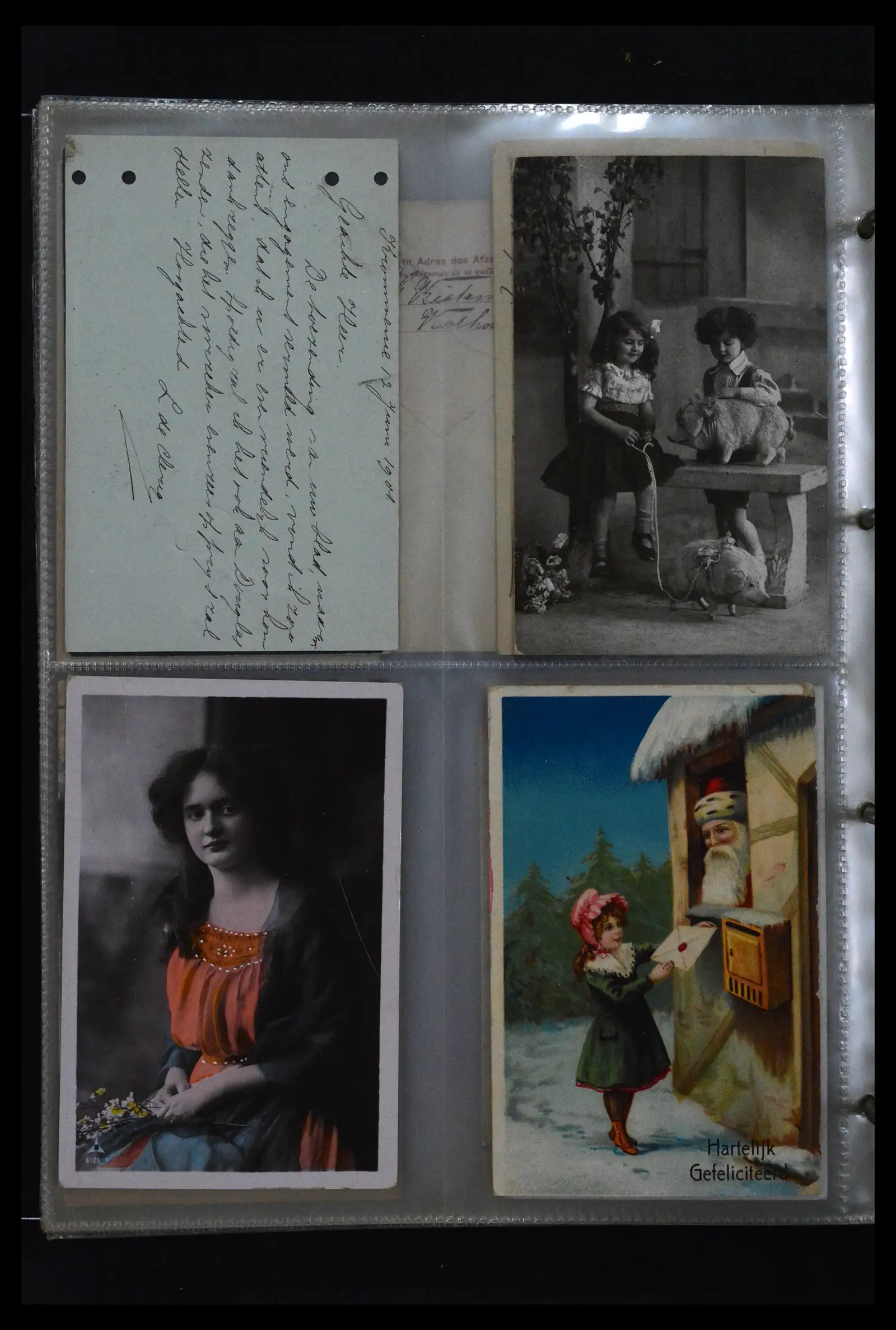 41926 0060 - Postzegelverzameling 41926 Nederland grootrondstempels.