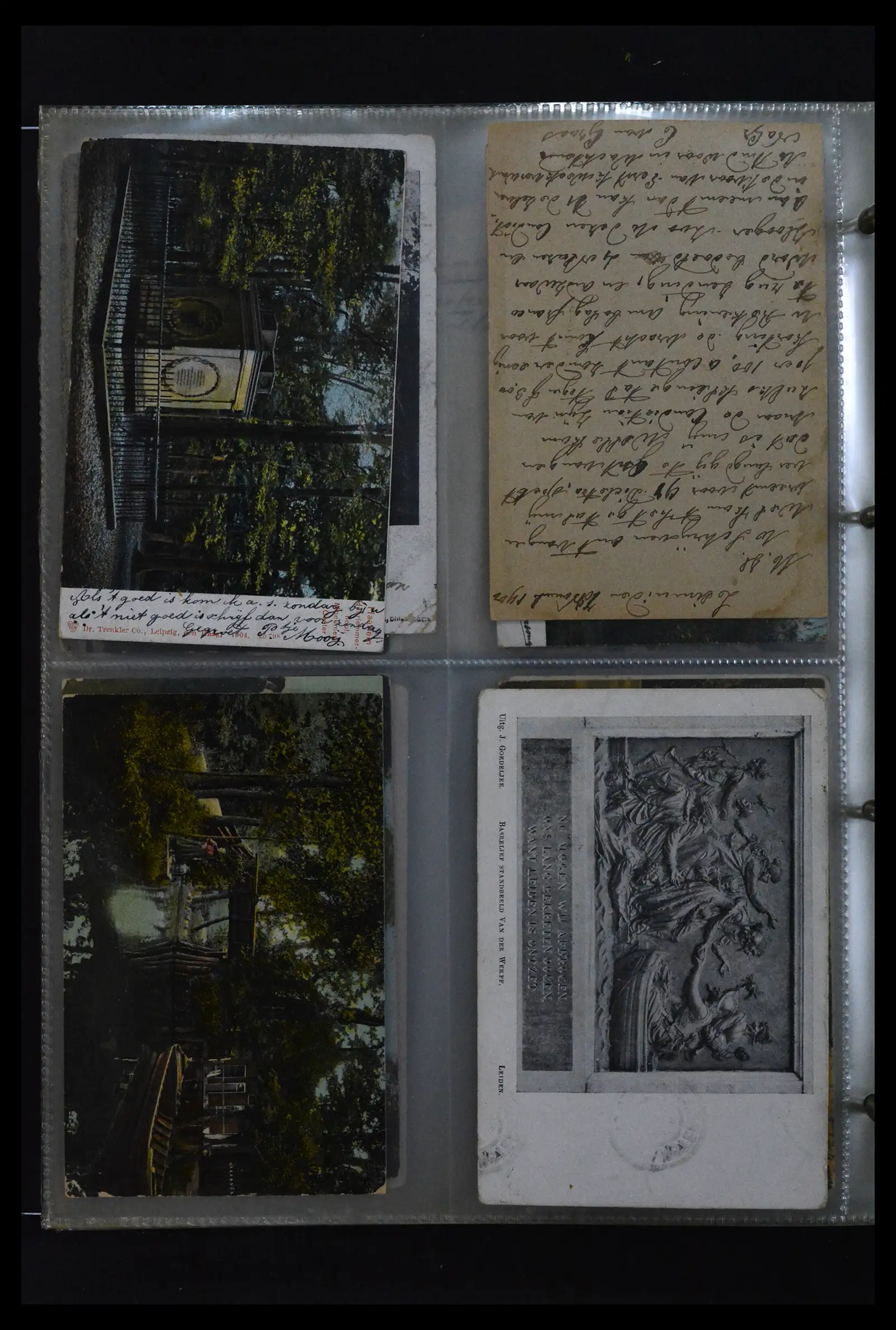 41926 0068 - Postzegelverzameling 41926 Nederland grootrondstempels.