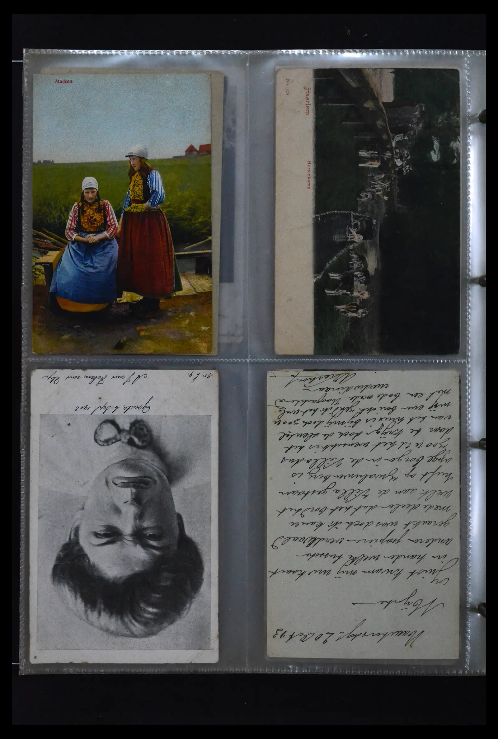 41926 0076 - Postzegelverzameling 41926 Nederland grootrondstempels.