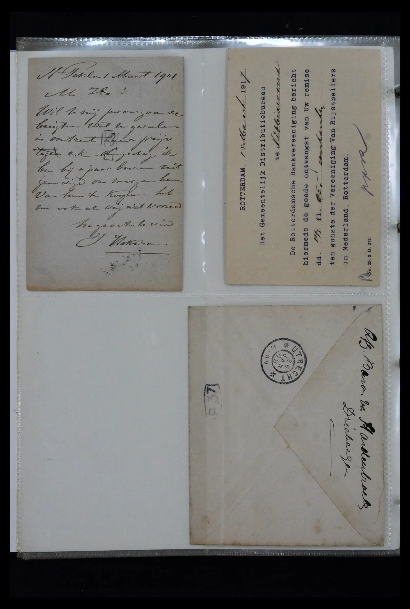 41926 0086 - Postzegelverzameling 41926 Nederland grootrondstempels.