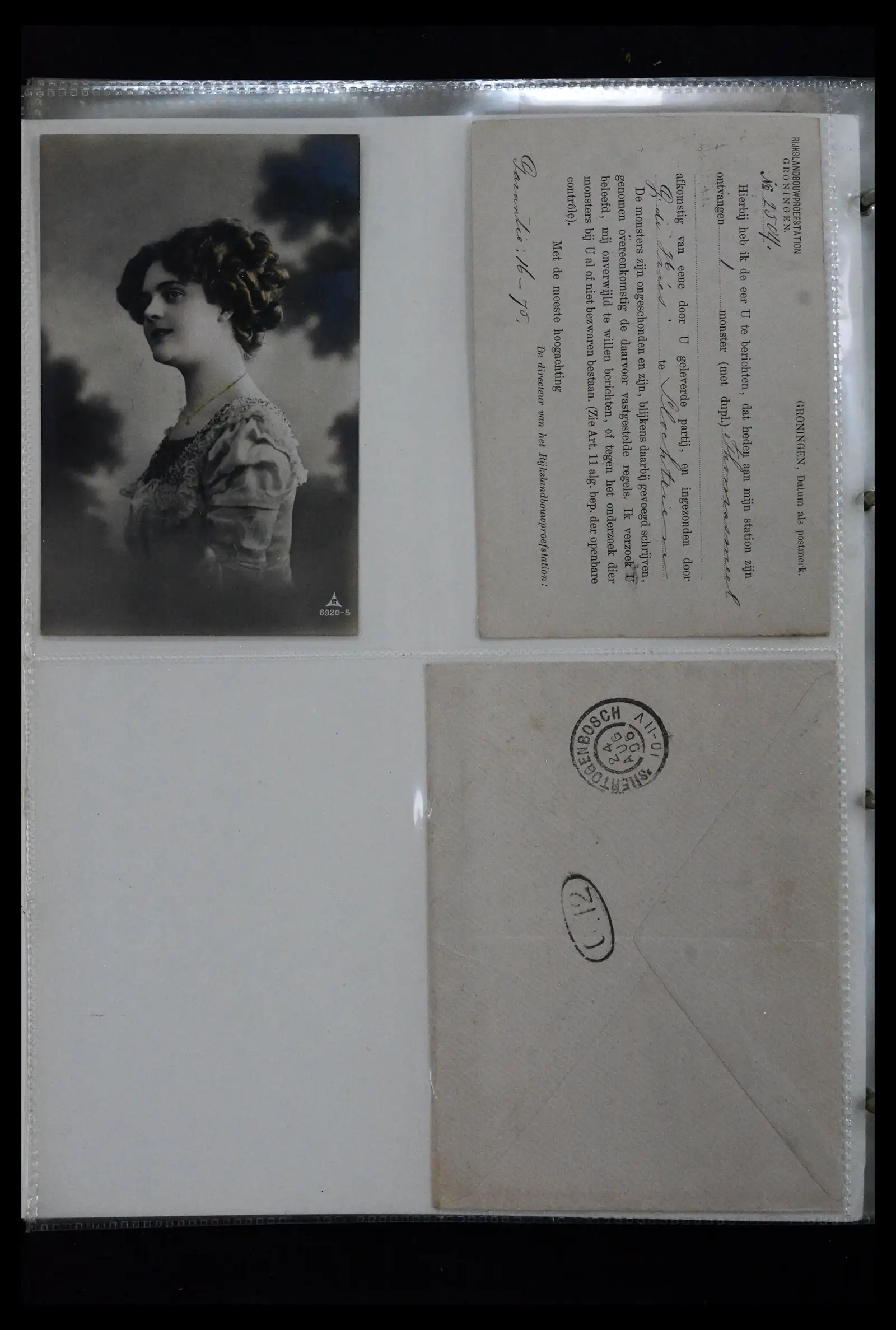 41926 0098 - Postzegelverzameling 41926 Nederland grootrondstempels.