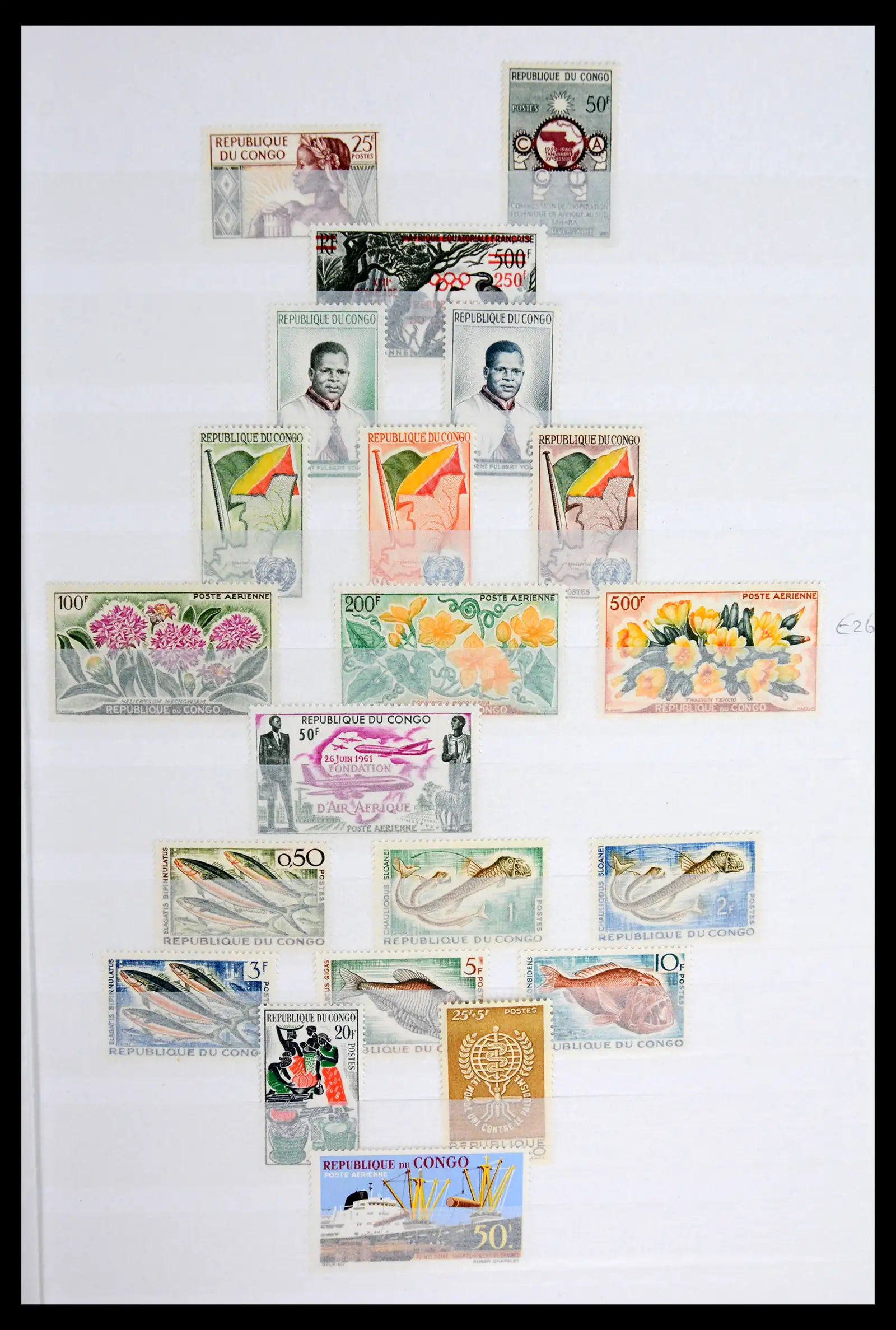 41928 0001 - Stamp collection 41928 Congo 1959-2000.