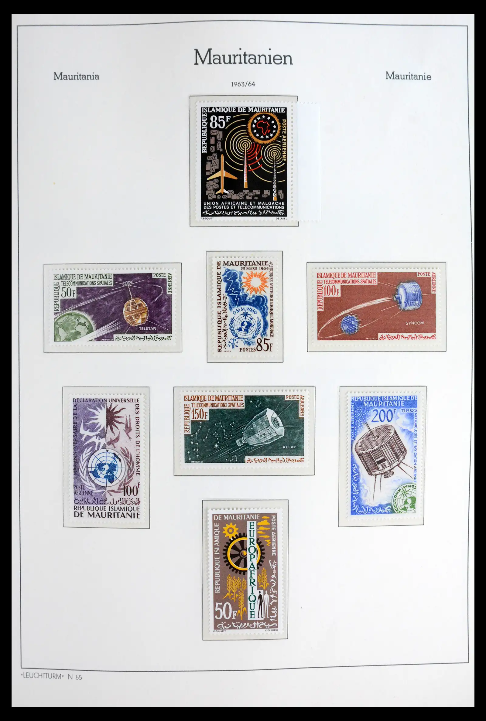 41931 0009 - Stamp collection 41931 Mauritania 1960-1995.