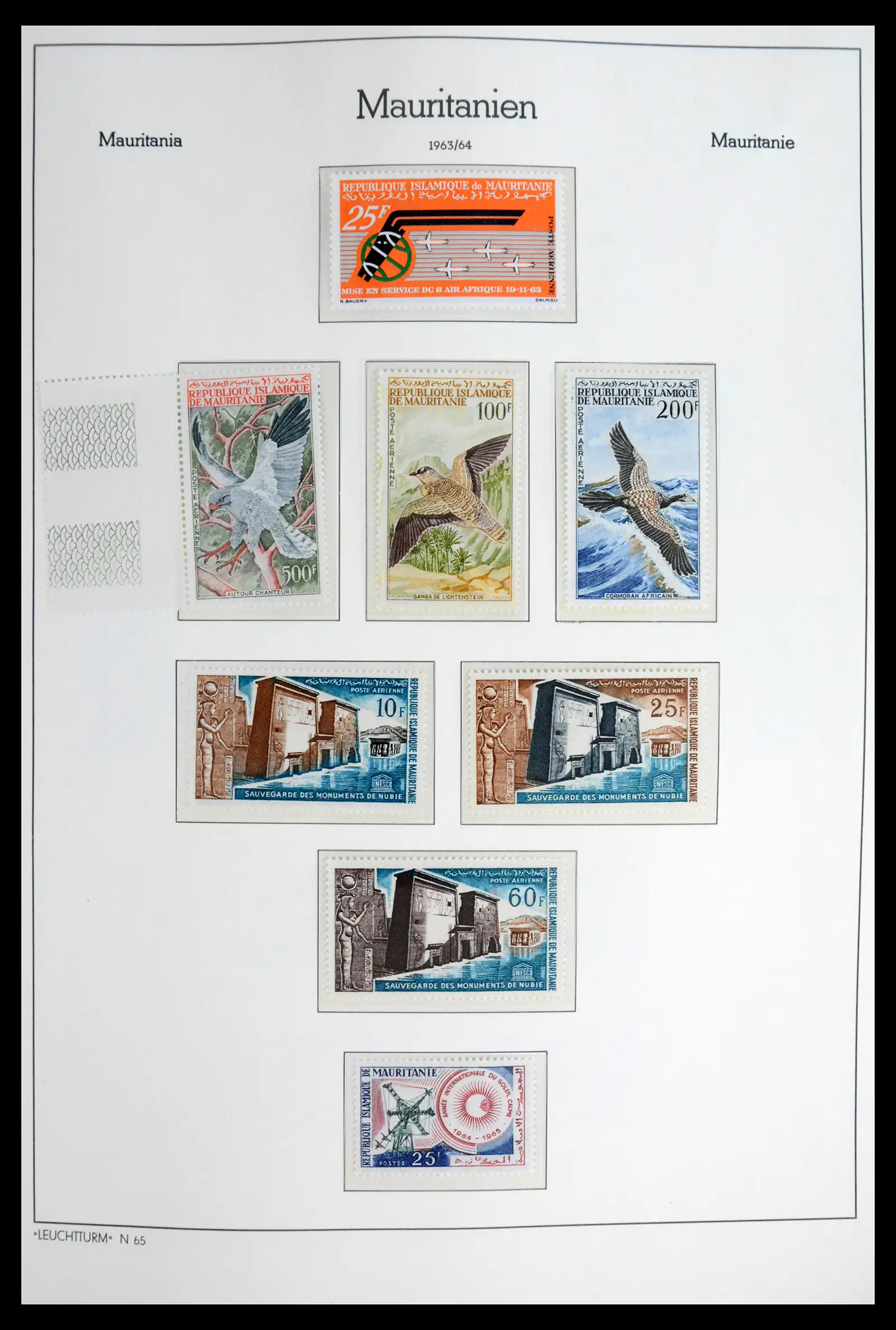 41931 0010 - Stamp collection 41931 Mauritania 1960-1995.