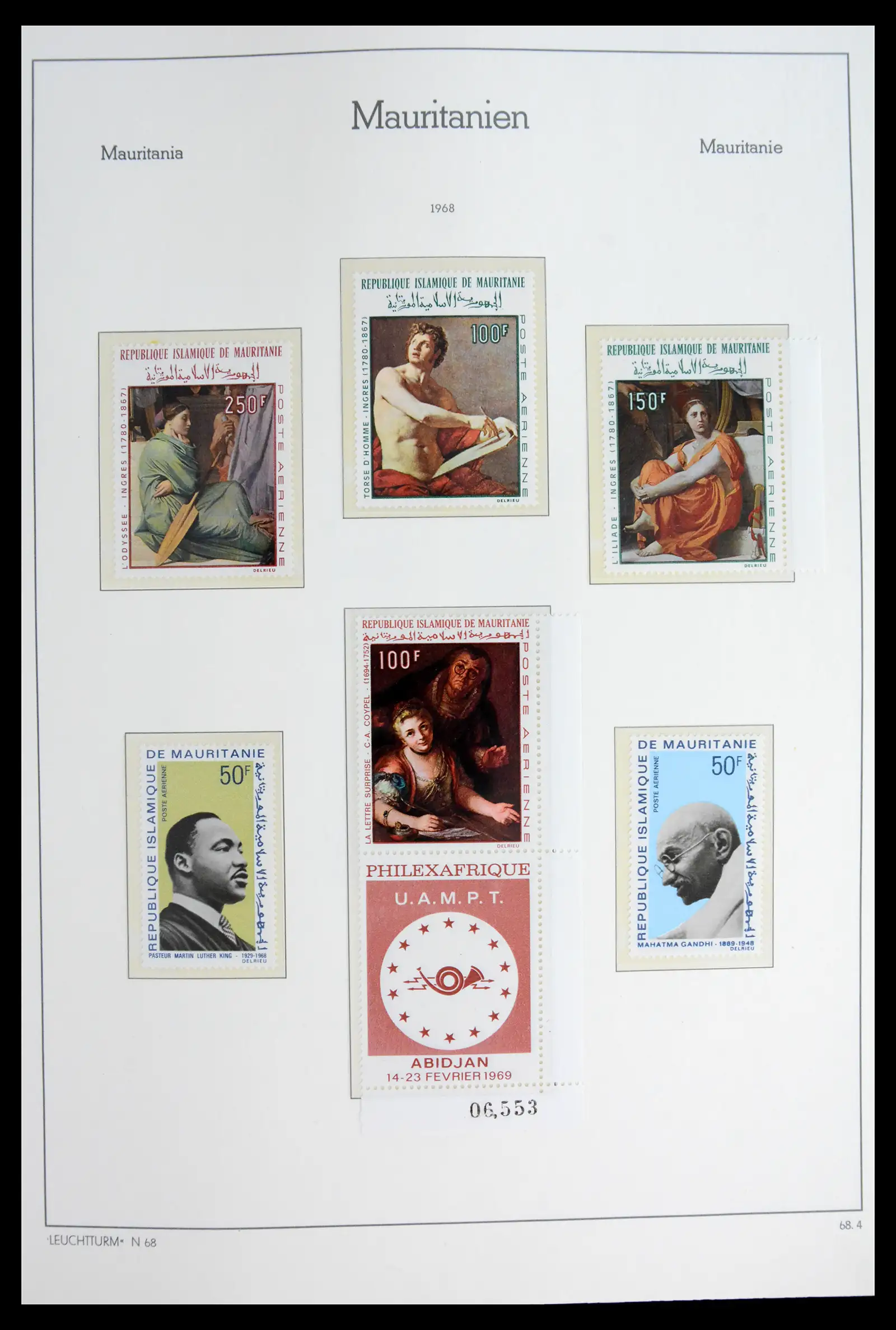 41931 0026 - Stamp collection 41931 Mauritania 1960-1995.