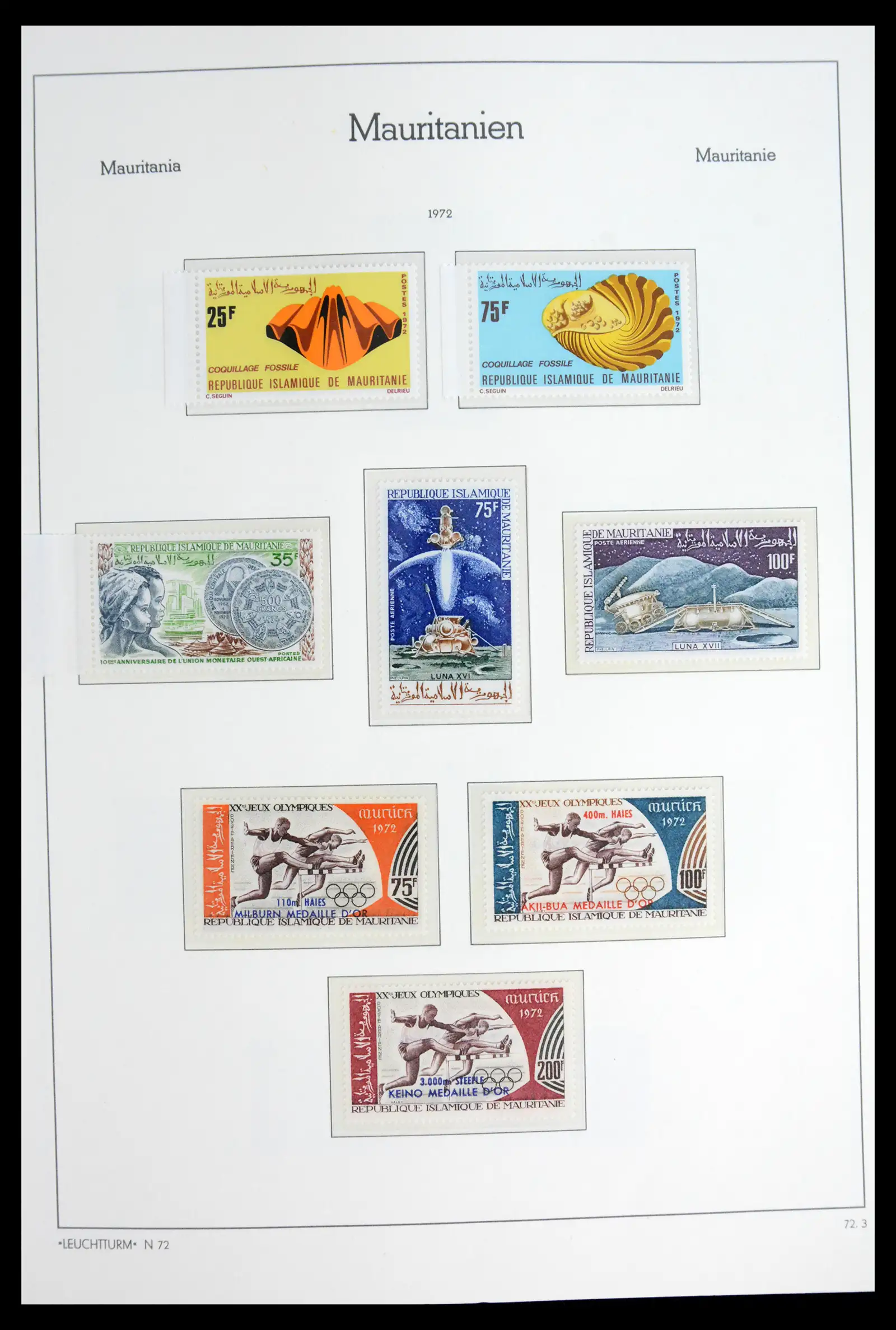 41931 0042 - Stamp collection 41931 Mauritania 1960-1995.