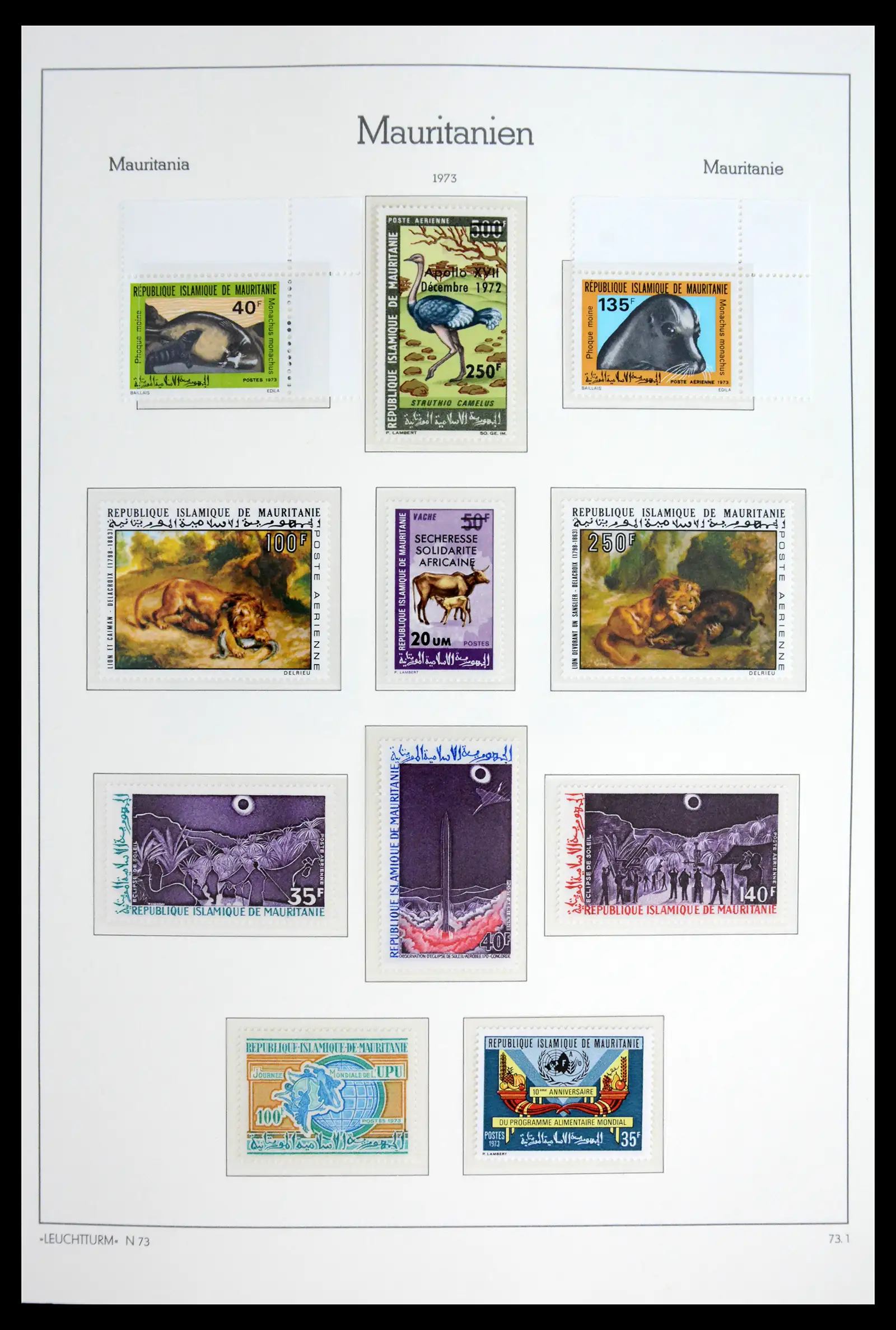 41931 0043 - Stamp collection 41931 Mauritania 1960-1995.