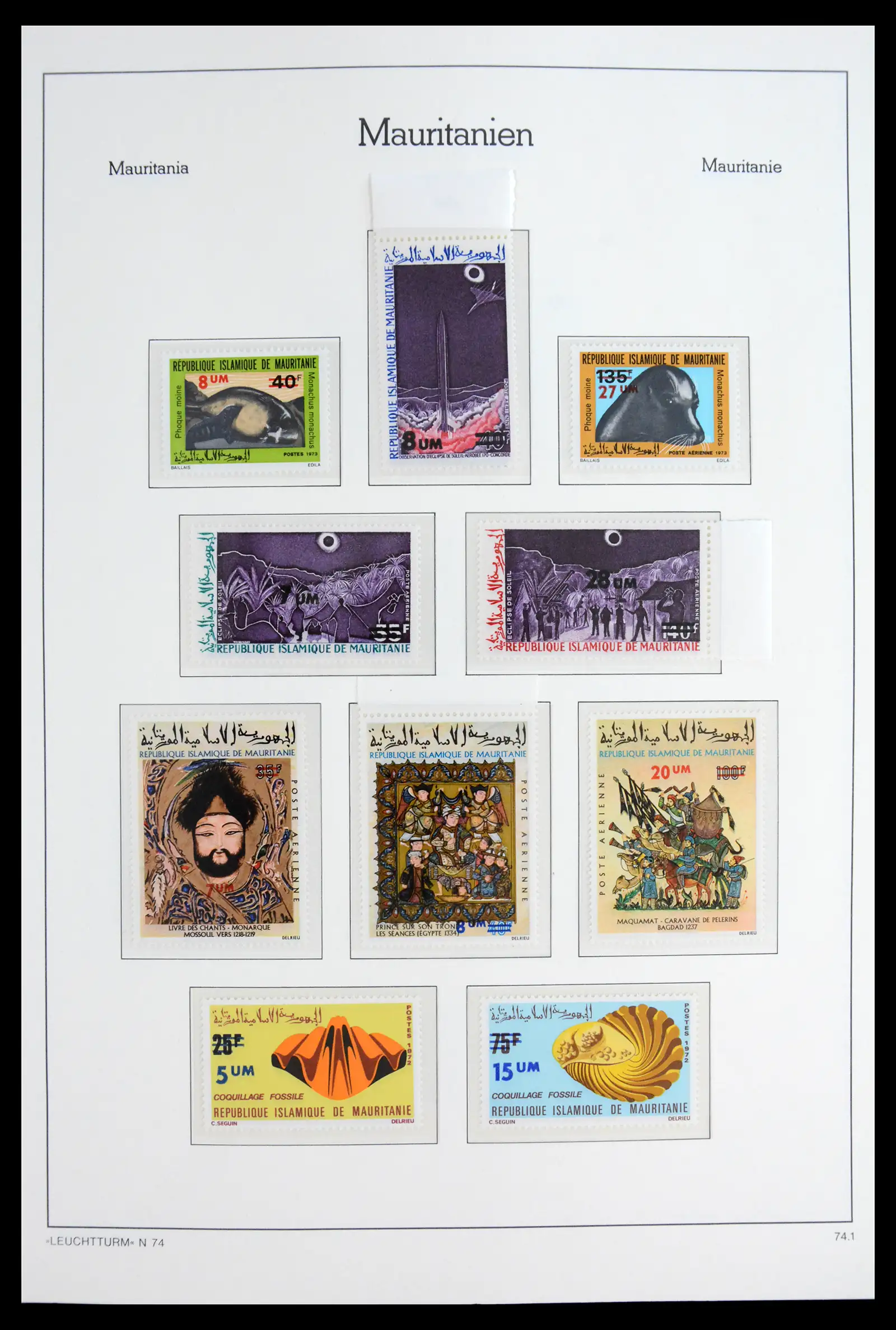 41931 0047 - Stamp collection 41931 Mauritania 1960-1995.