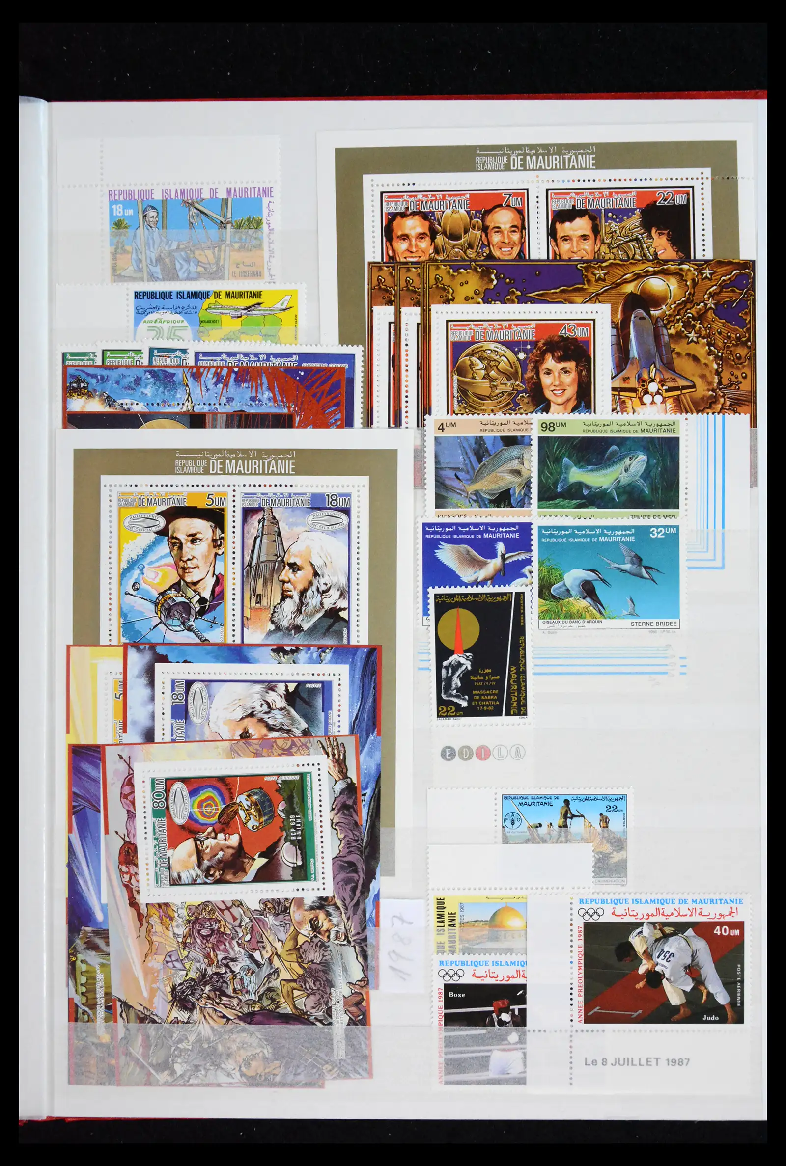 41931 0080 - Stamp collection 41931 Mauritania 1960-1995.