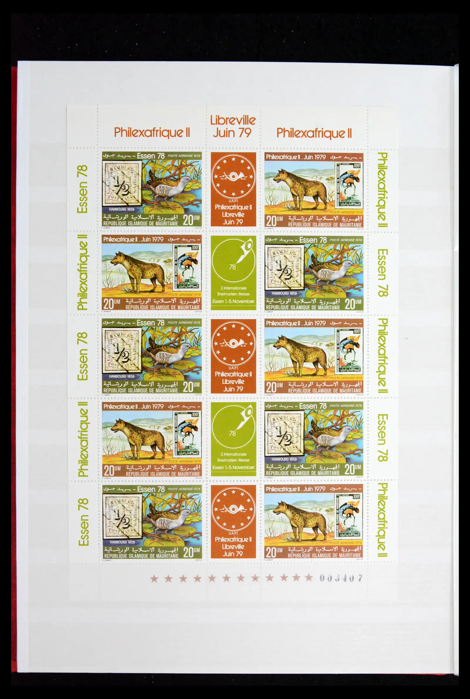41931 0091 - Stamp collection 41931 Mauritania 1960-1995.