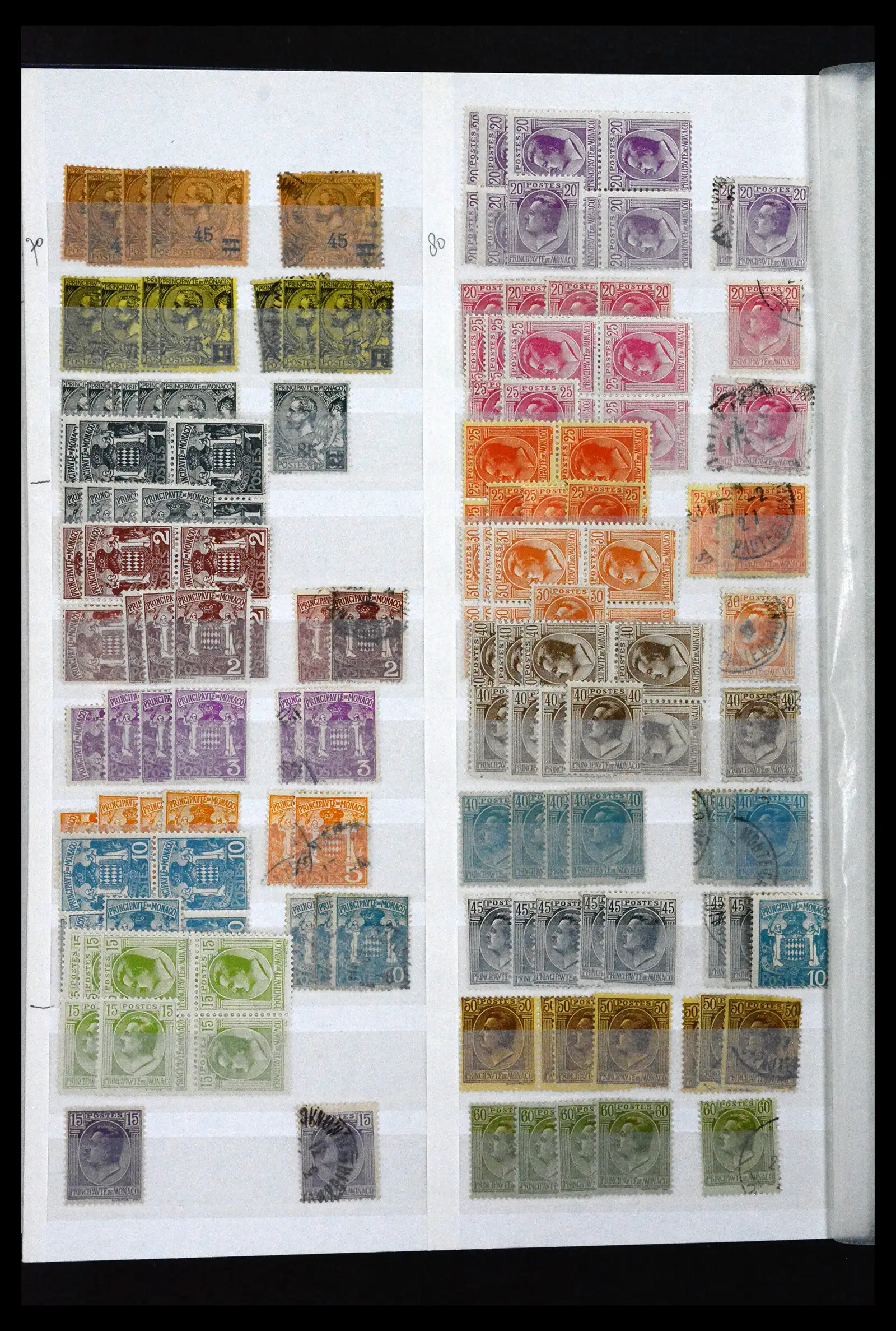 41936 0004 - Stamp collection 41936 Monaco dealerstock 1885-2012.