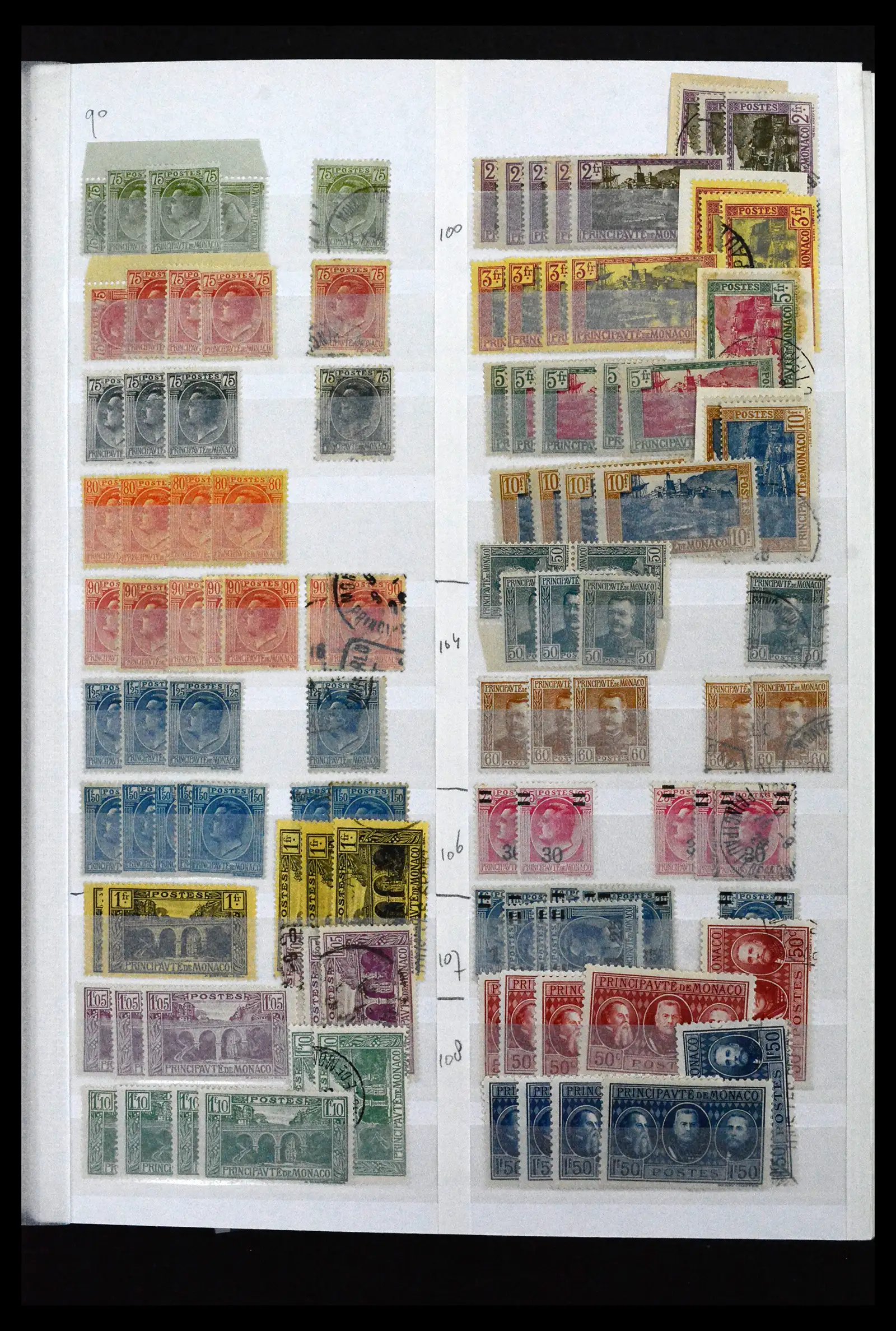 41936 0005 - Stamp collection 41936 Monaco dealerstock 1885-2012.