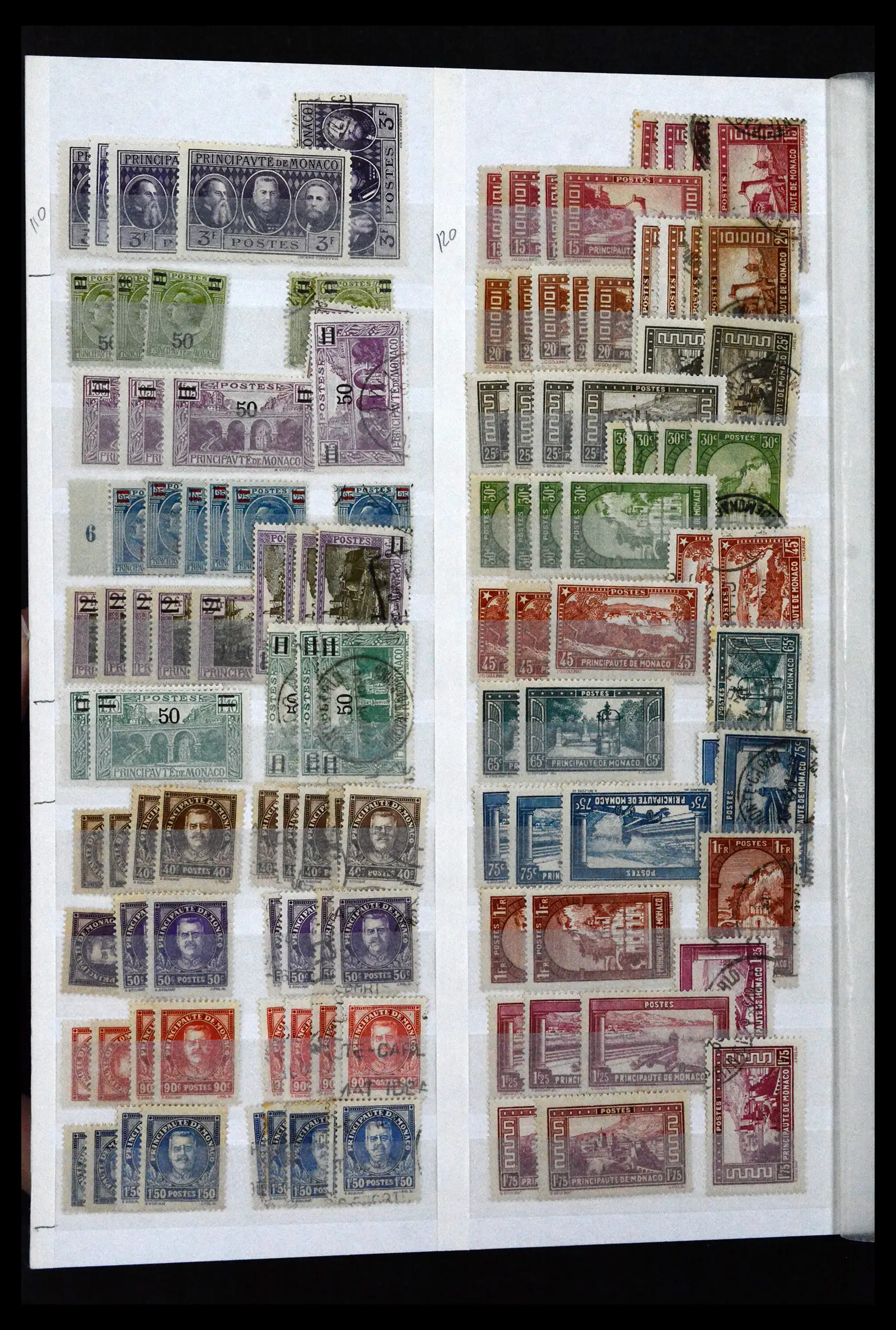 41936 0006 - Stamp collection 41936 Monaco dealerstock 1885-2012.