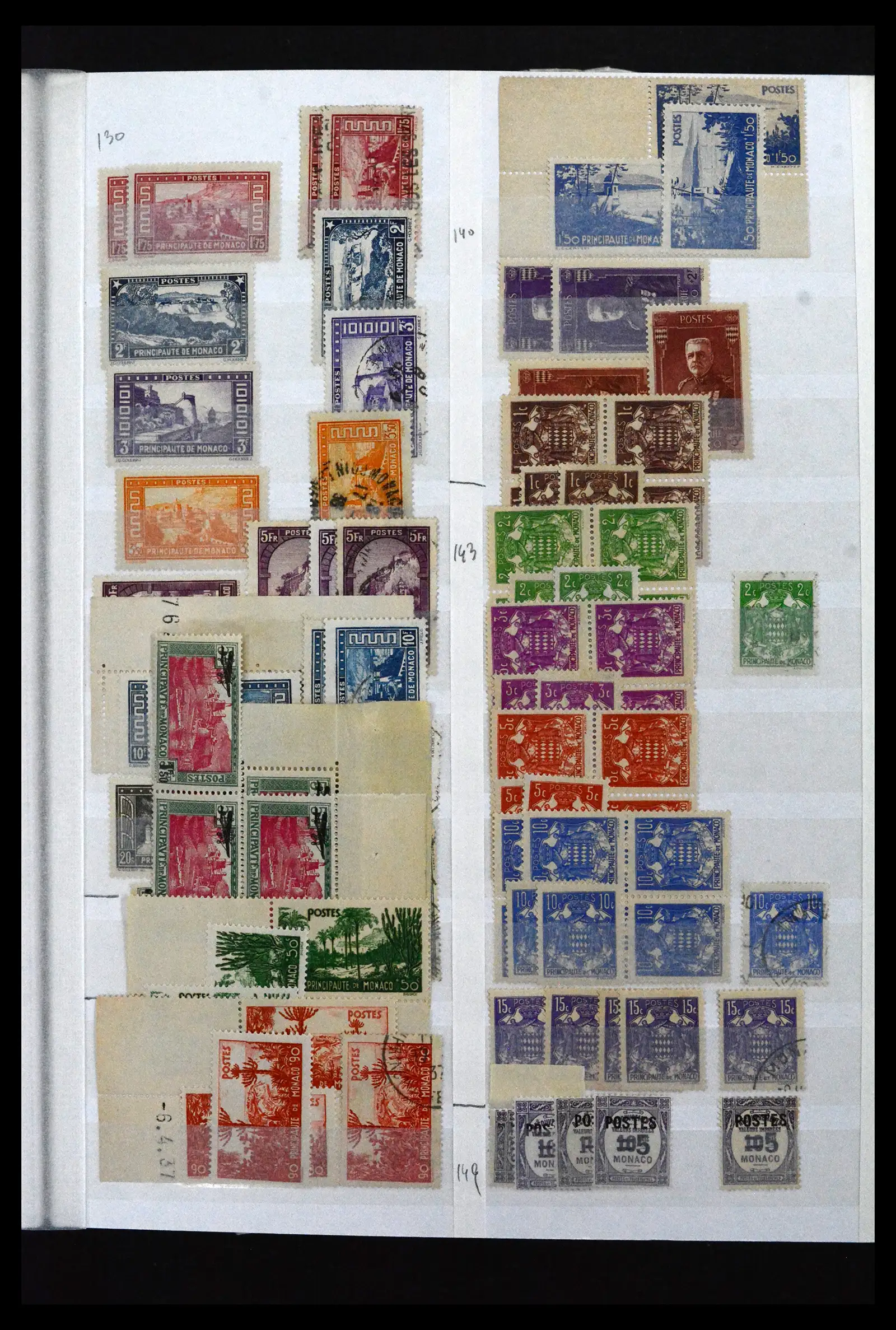 41936 0007 - Stamp collection 41936 Monaco dealerstock 1885-2012.