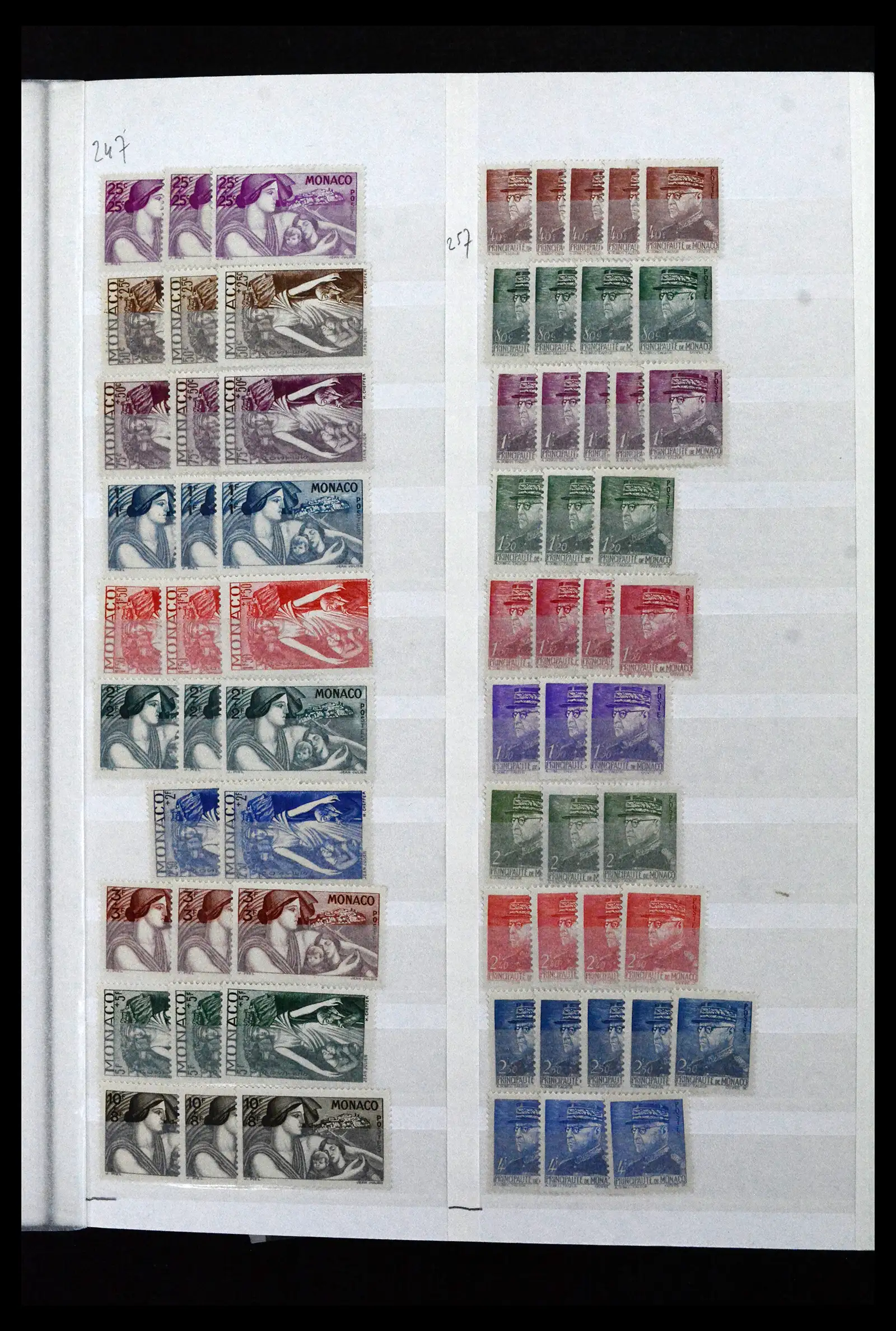 41936 0013 - Stamp collection 41936 Monaco dealerstock 1885-2012.