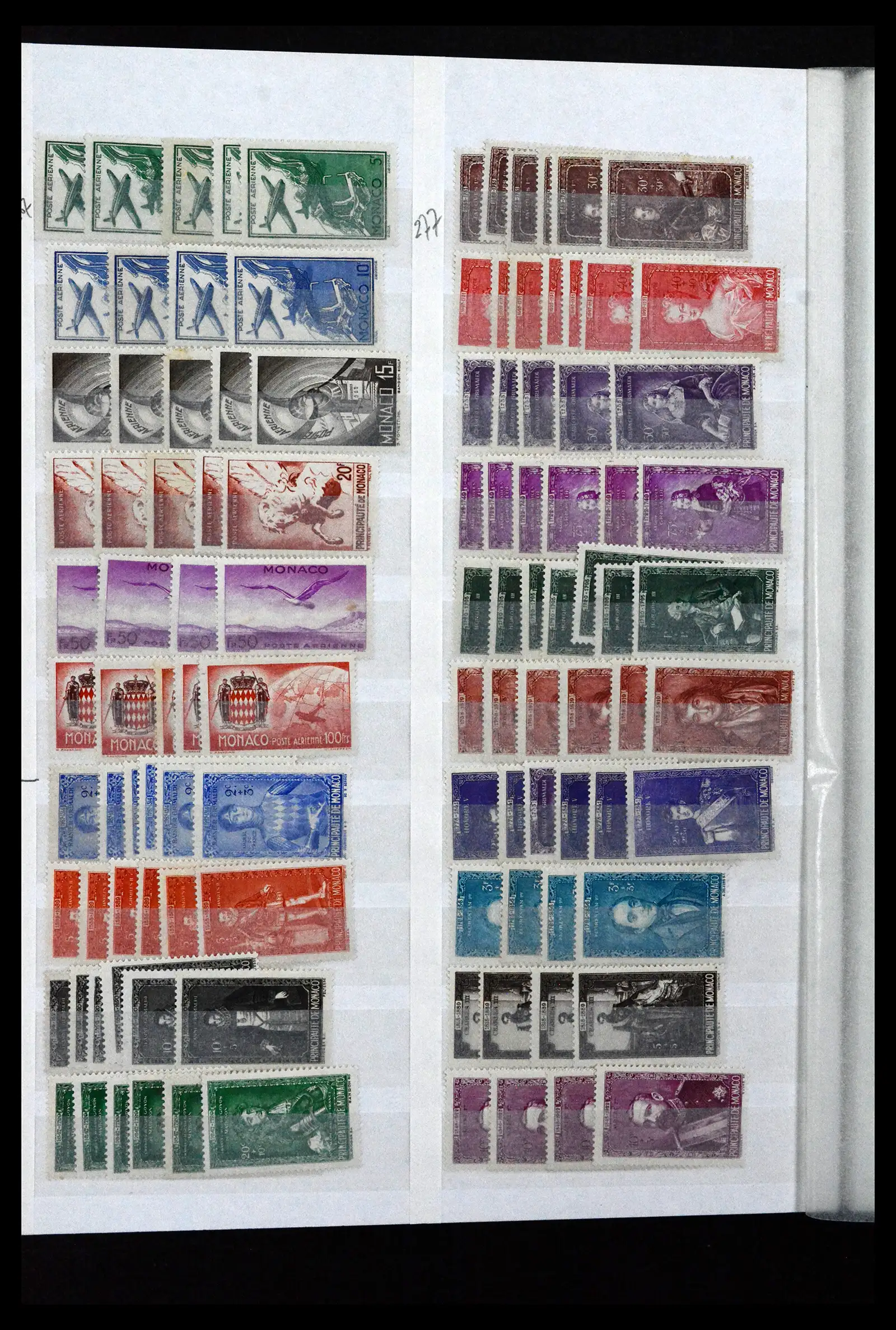 41936 0014 - Stamp collection 41936 Monaco dealerstock 1885-2012.