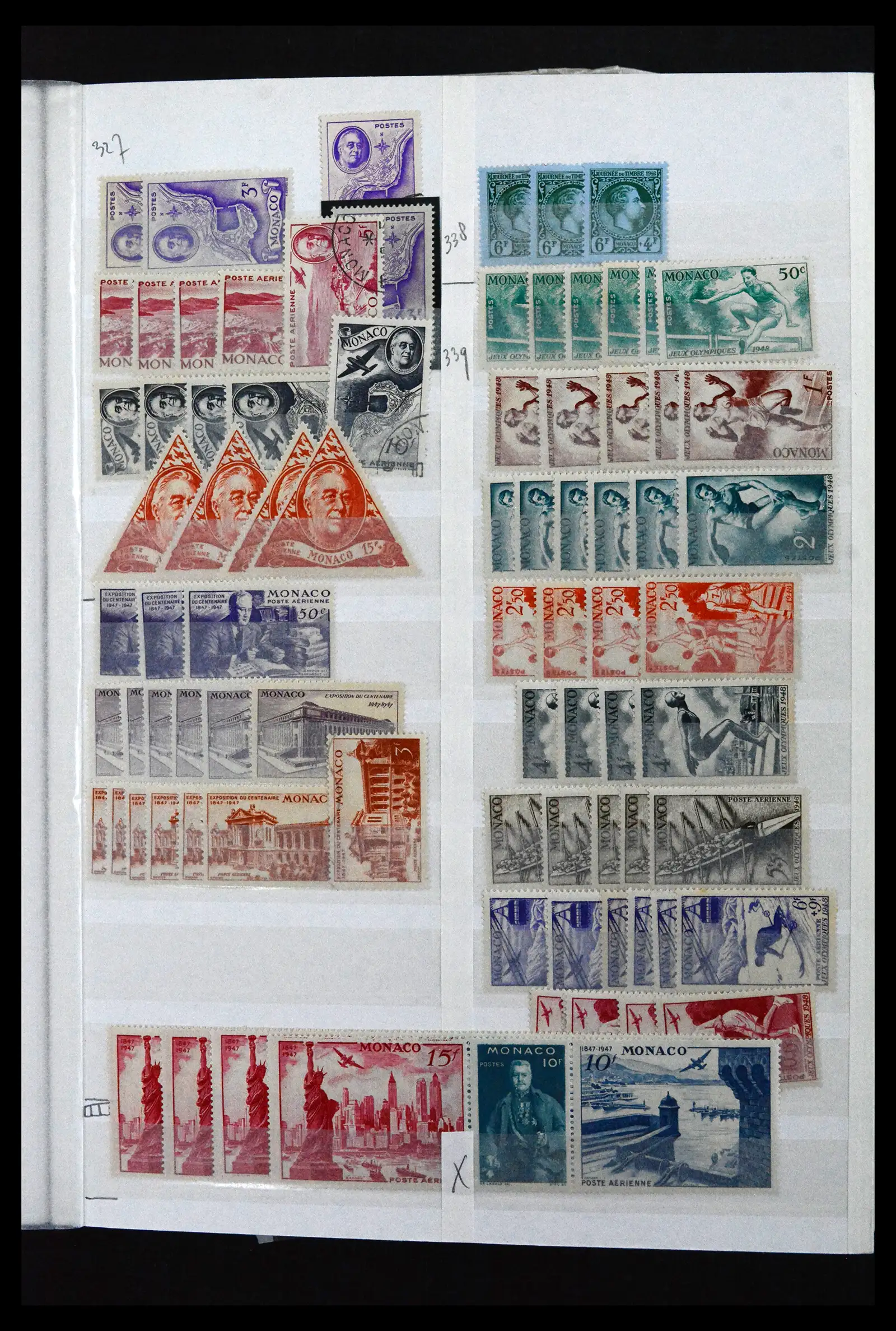 41936 0017 - Stamp collection 41936 Monaco dealerstock 1885-2012.