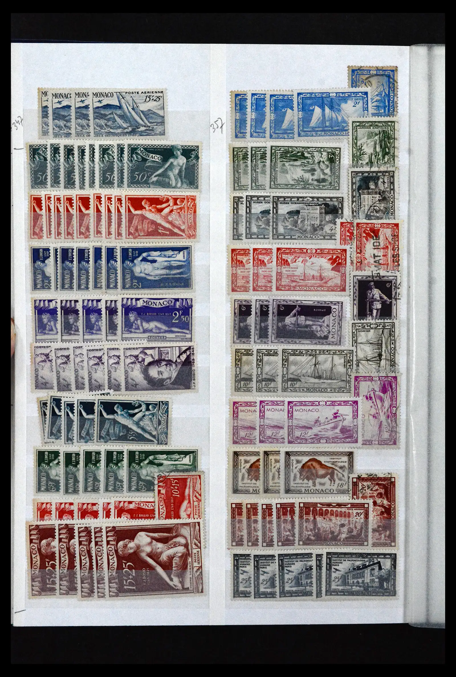 41936 0018 - Stamp collection 41936 Monaco dealerstock 1885-2012.