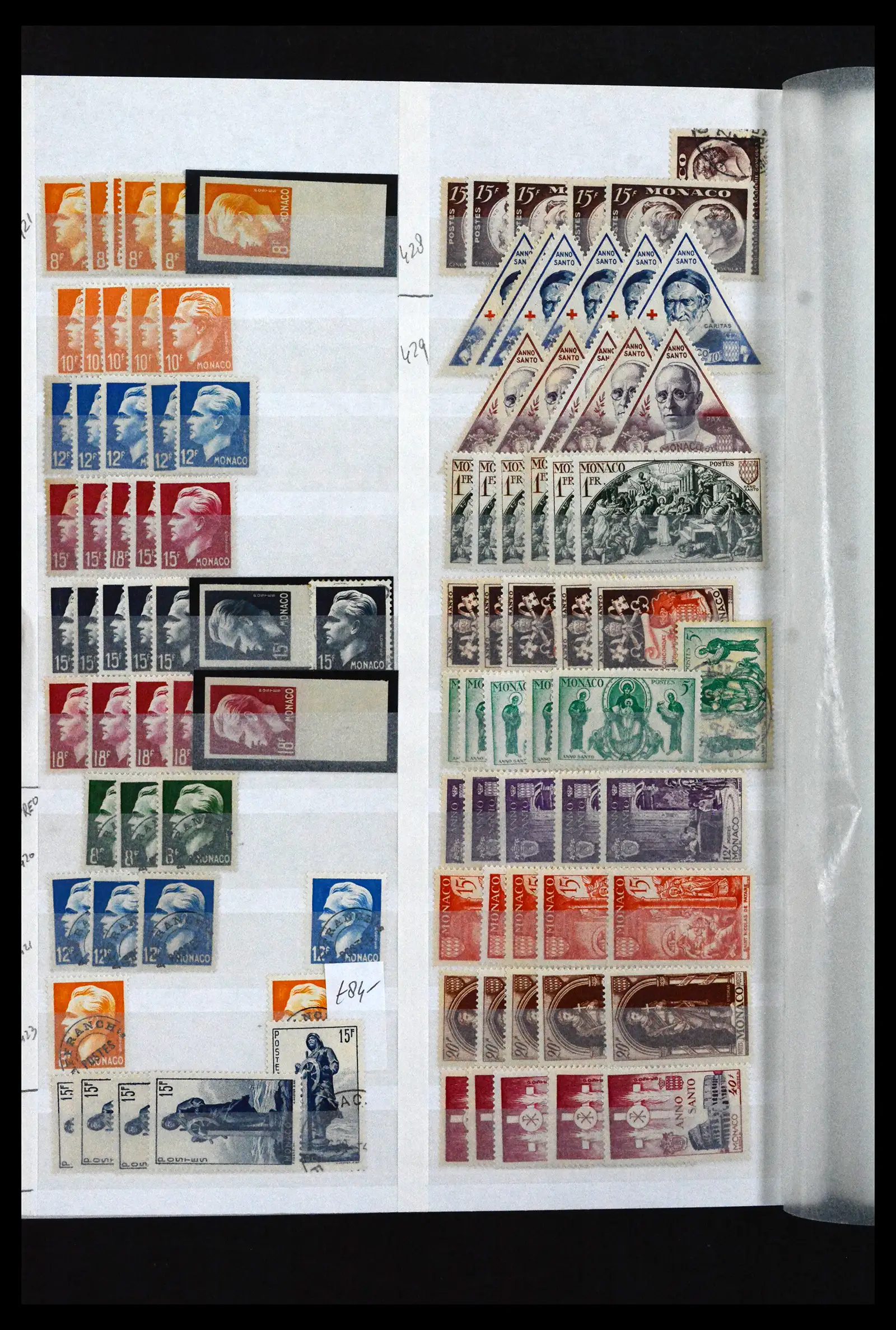 41936 0022 - Postzegelverzameling 41936 Monaco handelsvoorraad 1885-2012.
