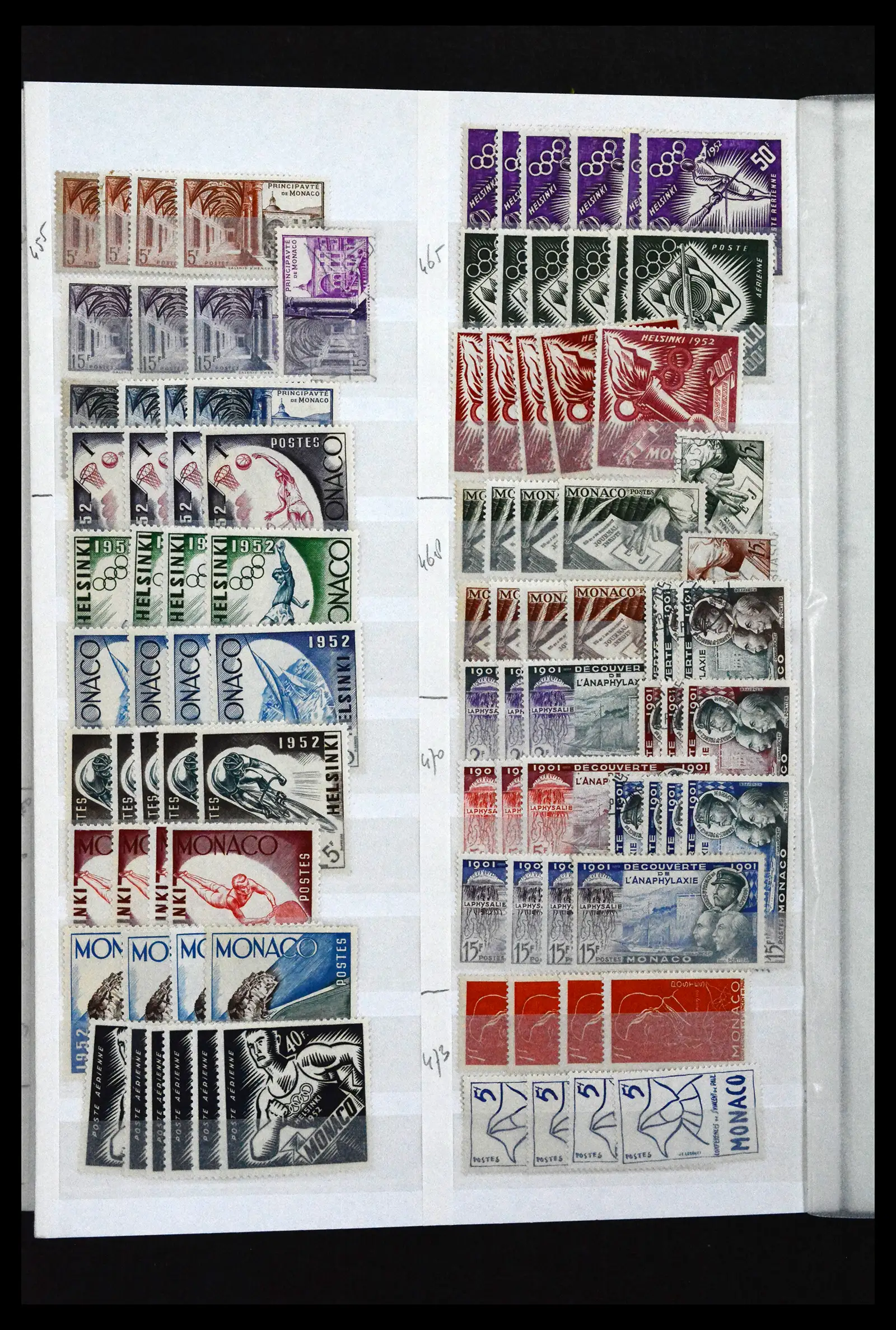 41936 0024 - Postzegelverzameling 41936 Monaco handelsvoorraad 1885-2012.