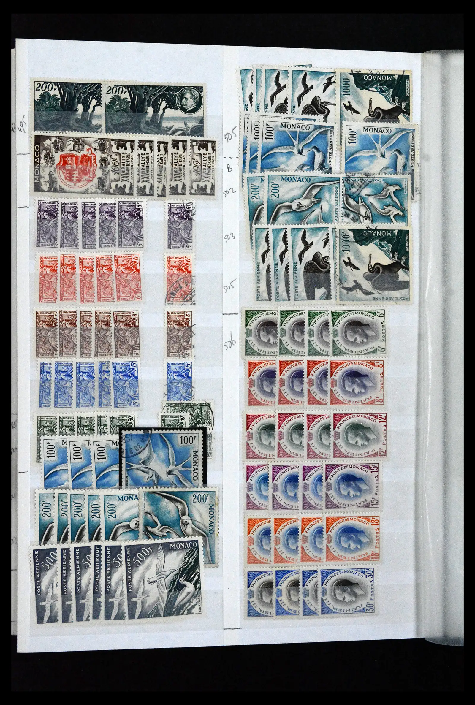 41936 0026 - Postzegelverzameling 41936 Monaco handelsvoorraad 1885-2012.