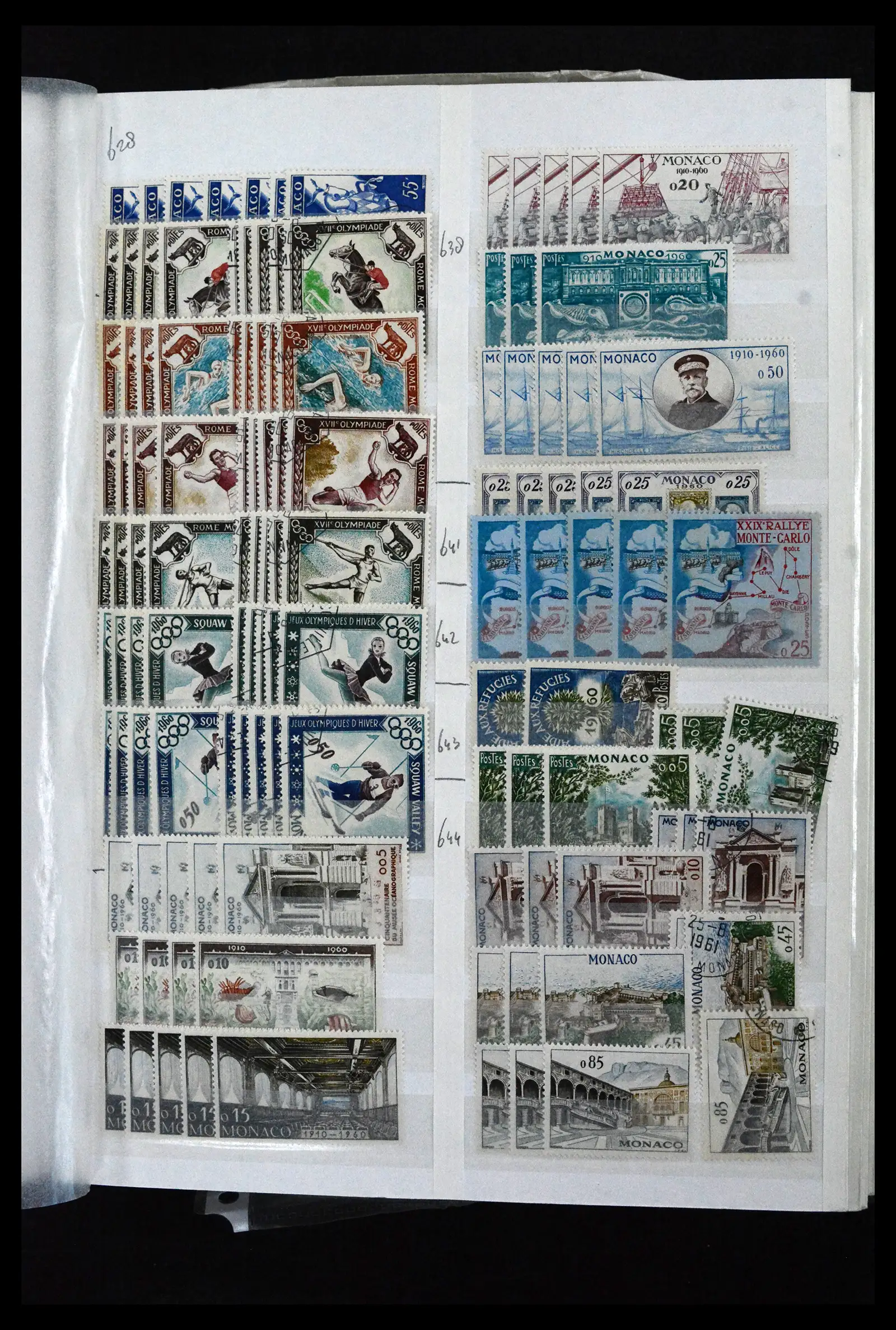 41936 0033 - Postzegelverzameling 41936 Monaco handelsvoorraad 1885-2012.