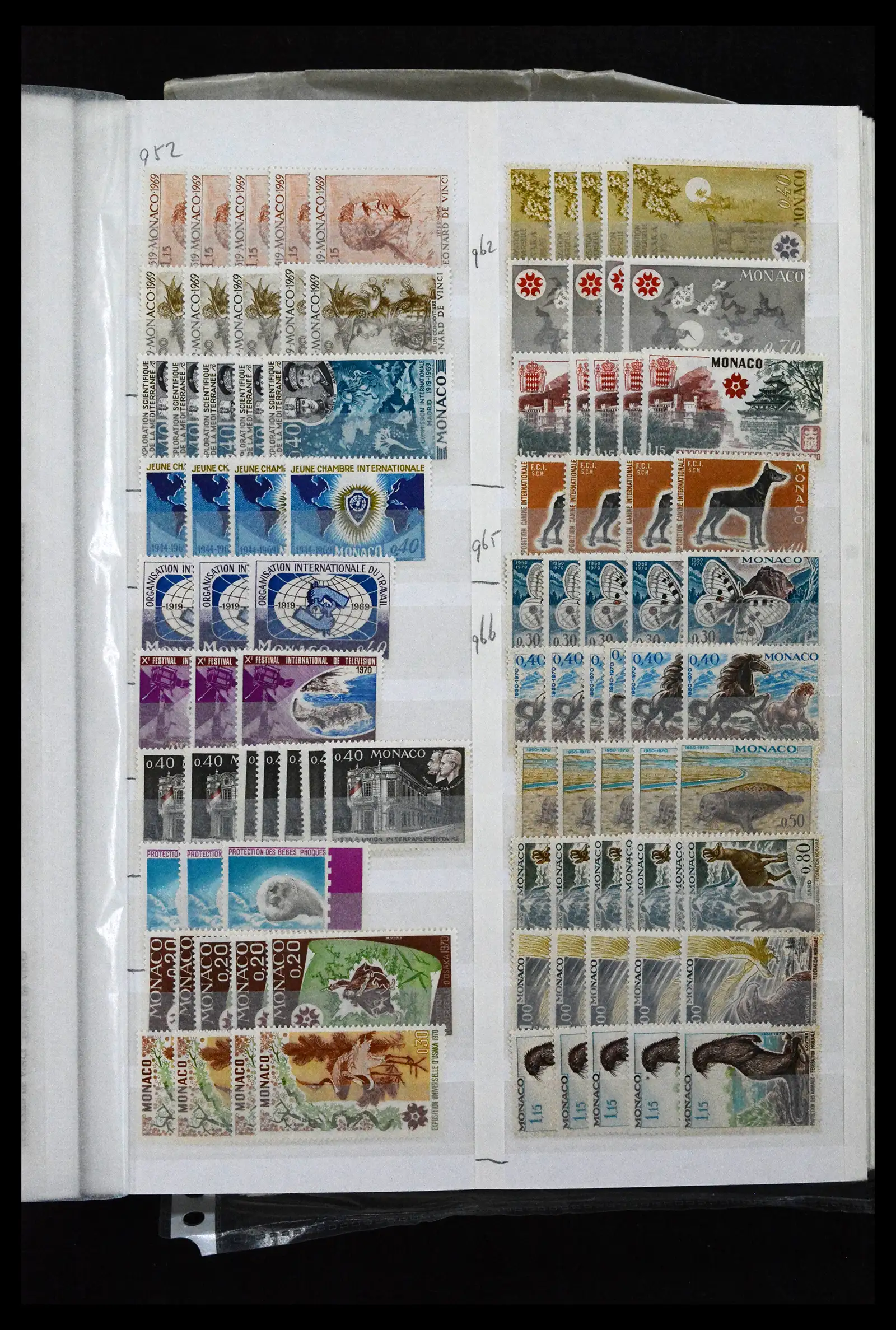 41936 0049 - Postzegelverzameling 41936 Monaco handelsvoorraad 1885-2012.