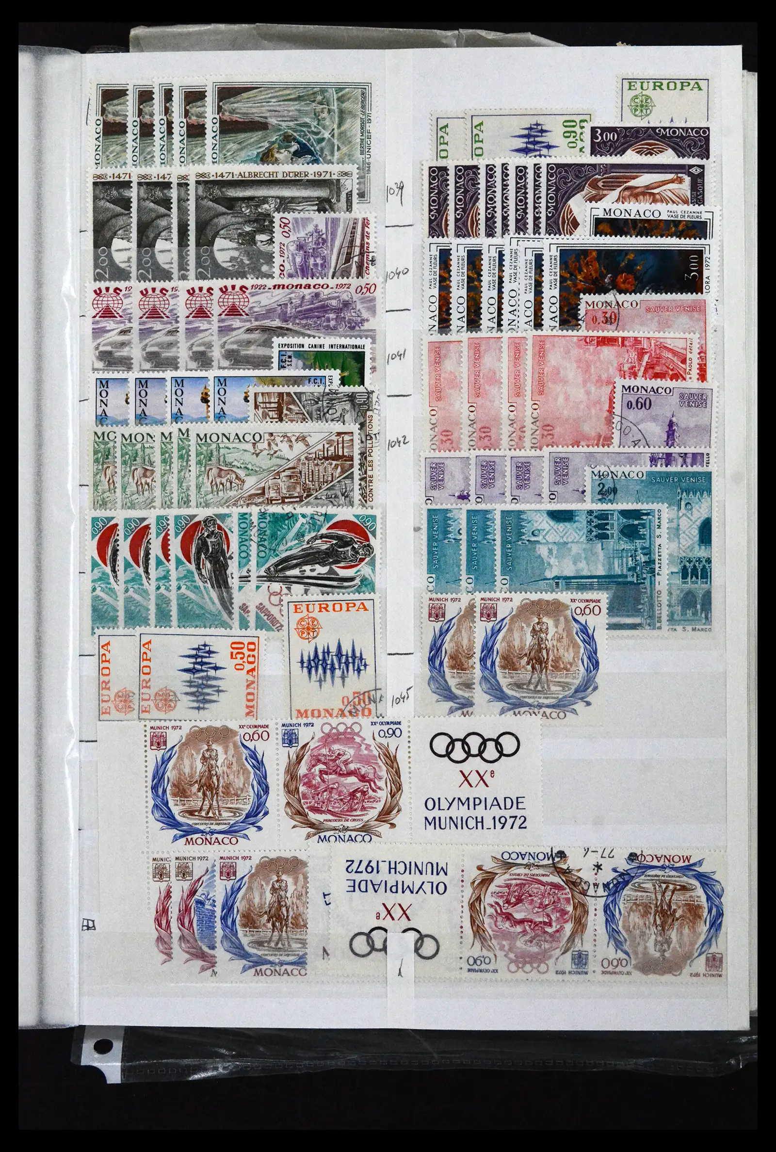 41936 0053 - Postzegelverzameling 41936 Monaco handelsvoorraad 1885-2012.