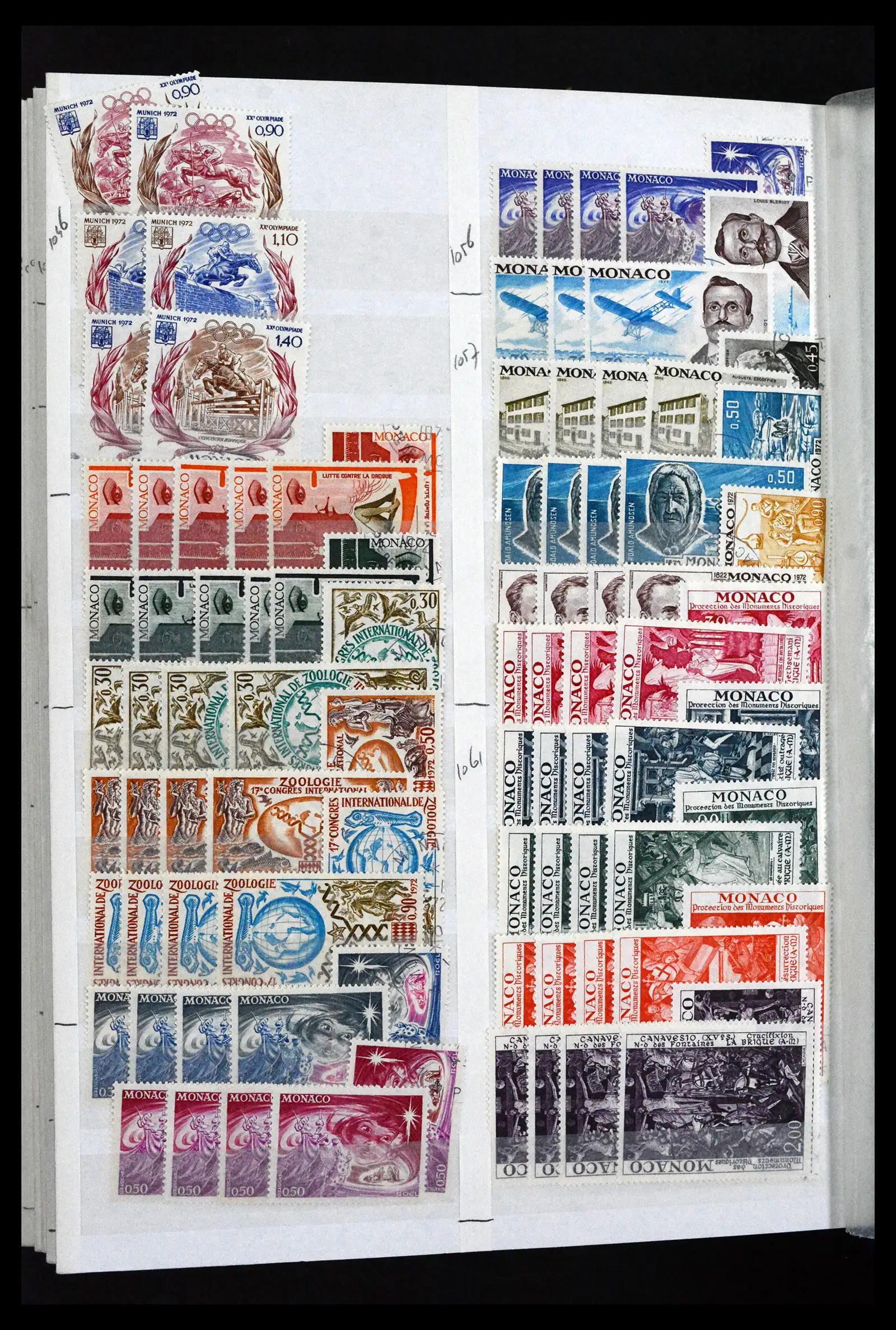 41936 0054 - Postzegelverzameling 41936 Monaco handelsvoorraad 1885-2012.